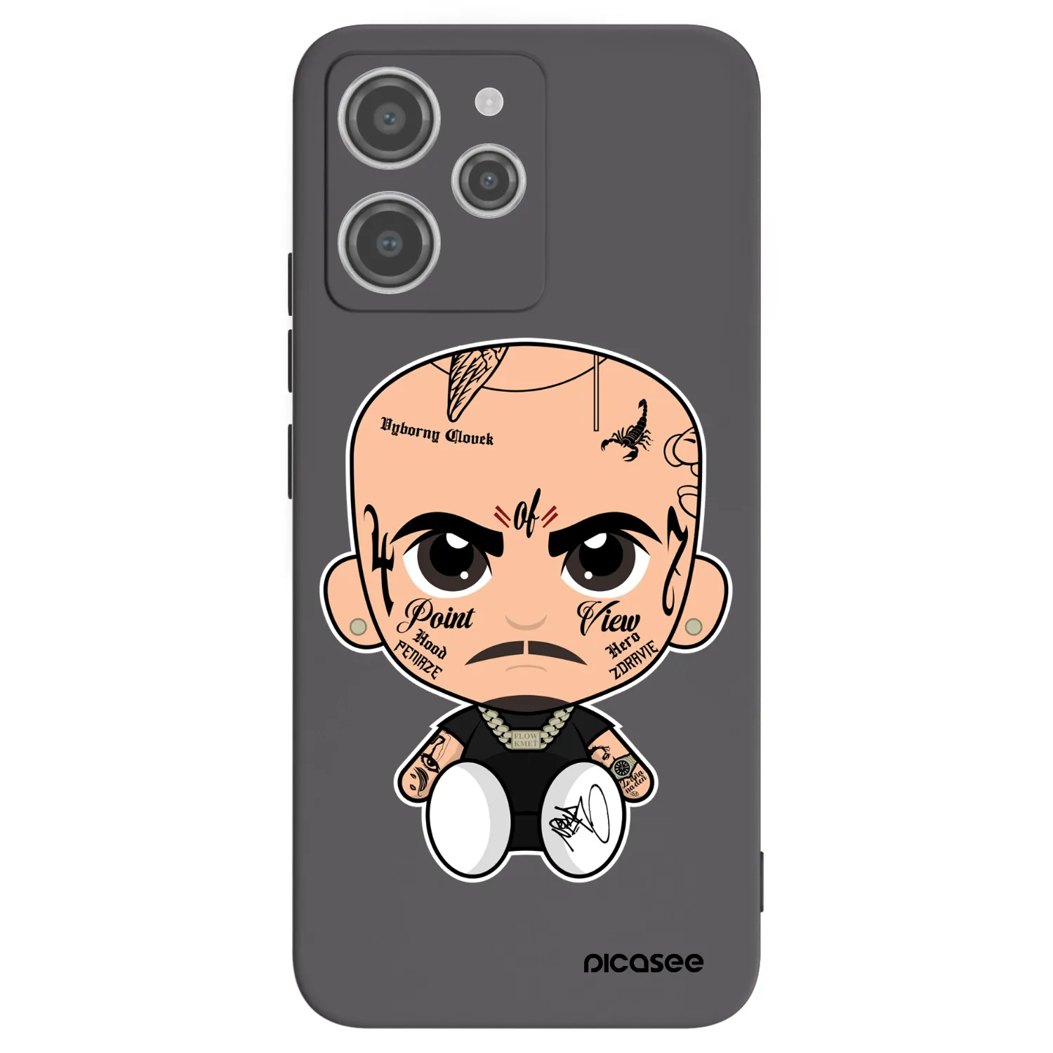 Picasee silikonový černý obal pro Xiaomi Redmi 12 4G - Separ