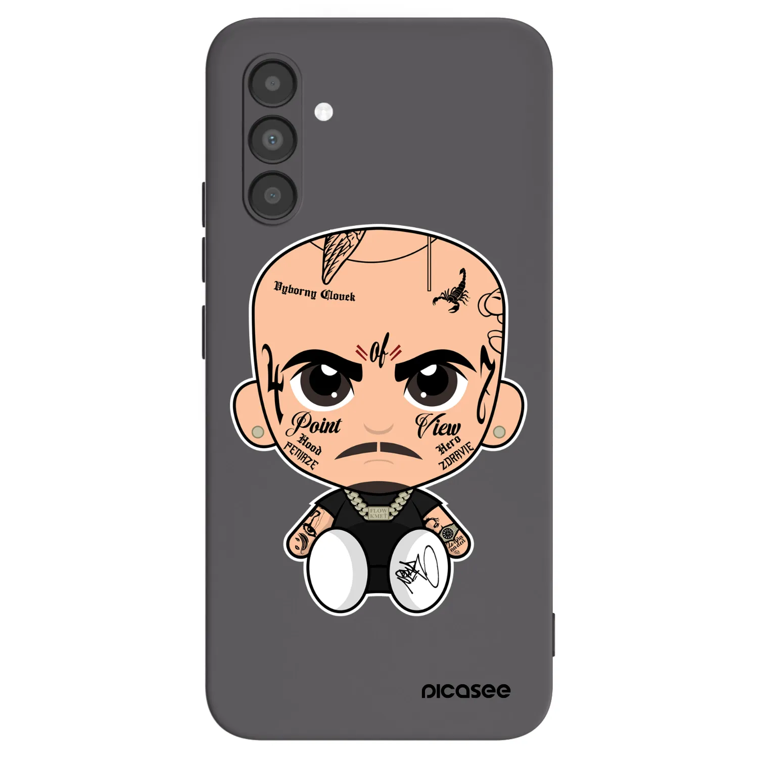 Picasee silikonový černý obal pro Samsung Galaxy A04s A047F - Separ