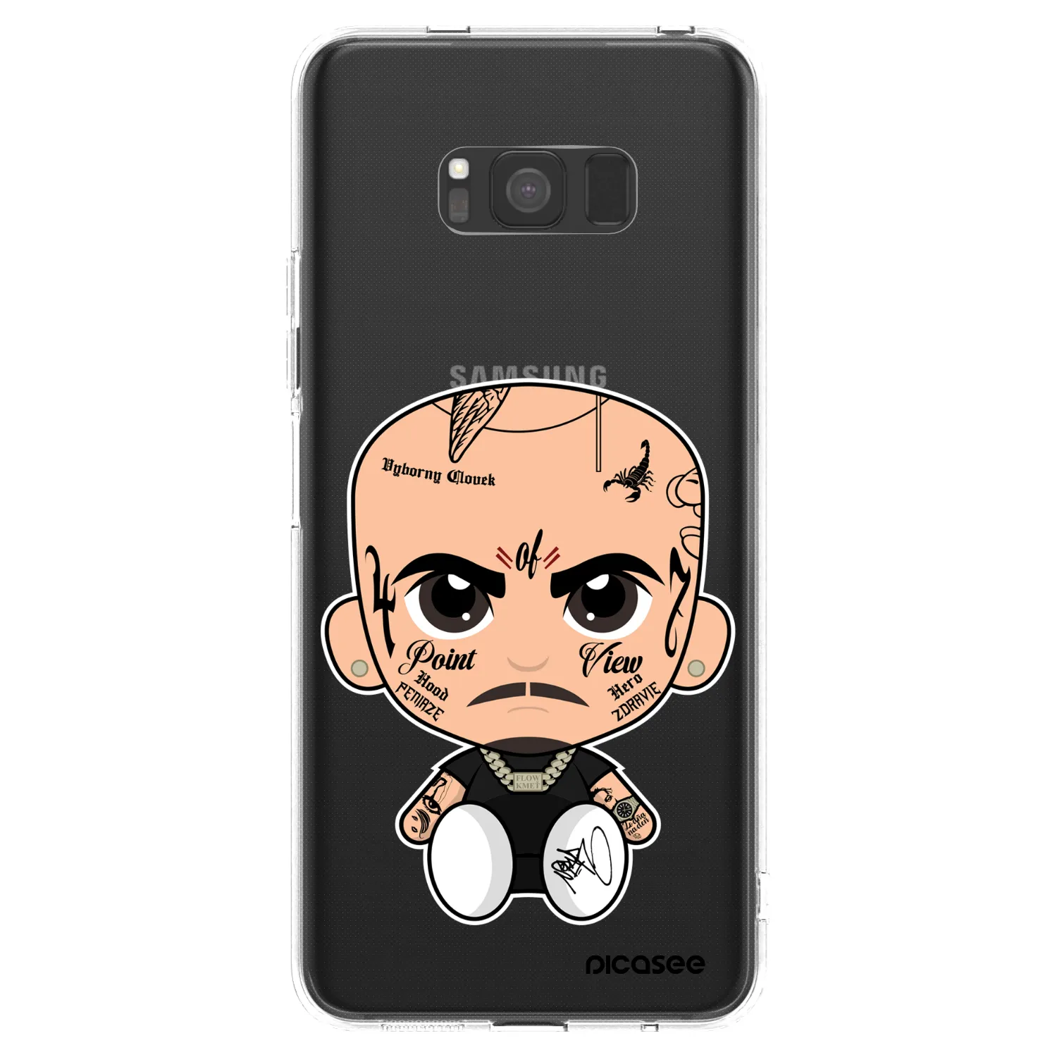 Picasee silikonový průhledný obal pro Samsung Galaxy S8 G950F - Separ