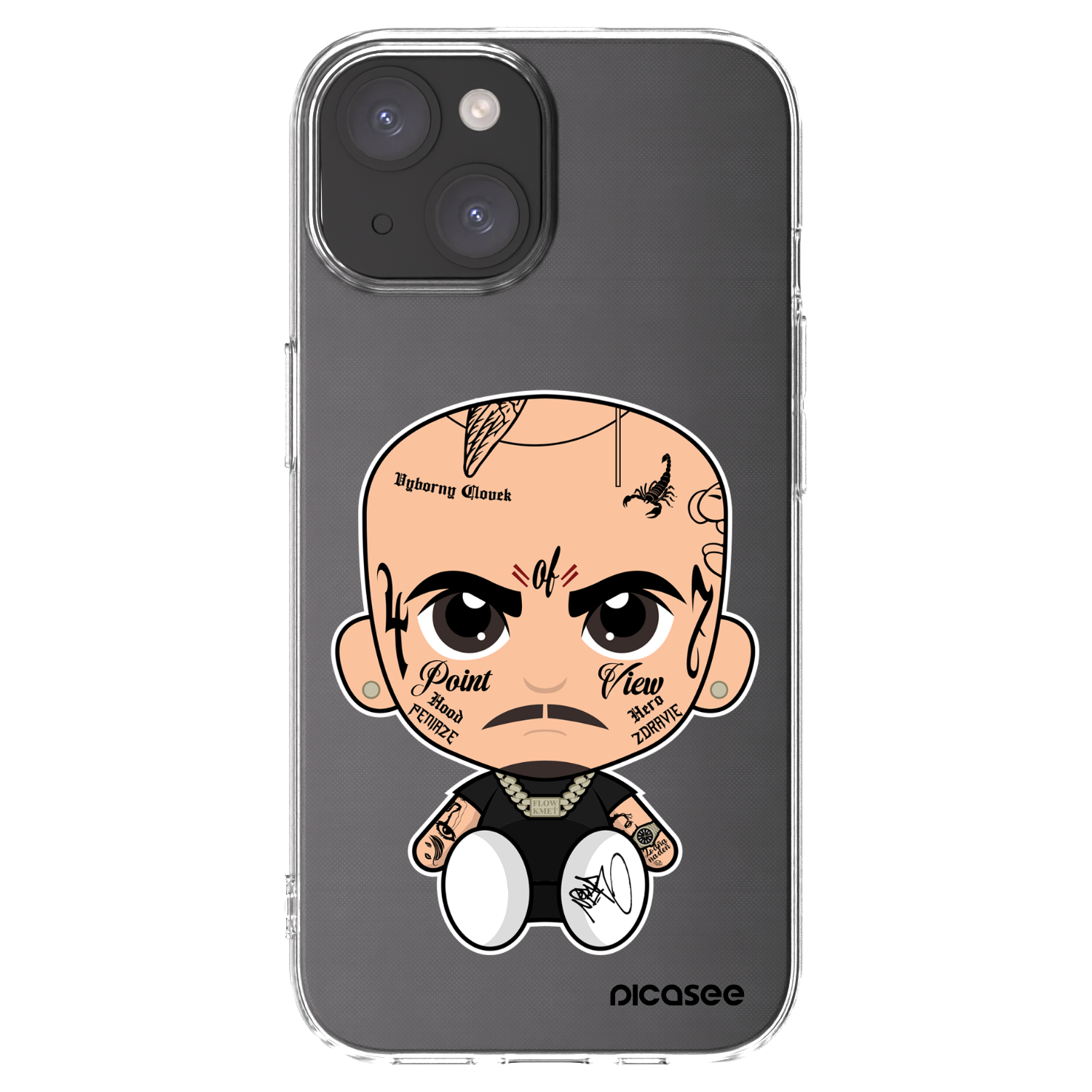 Picasee silikonový průhledný obal pro Apple iPhone 15 - Separ