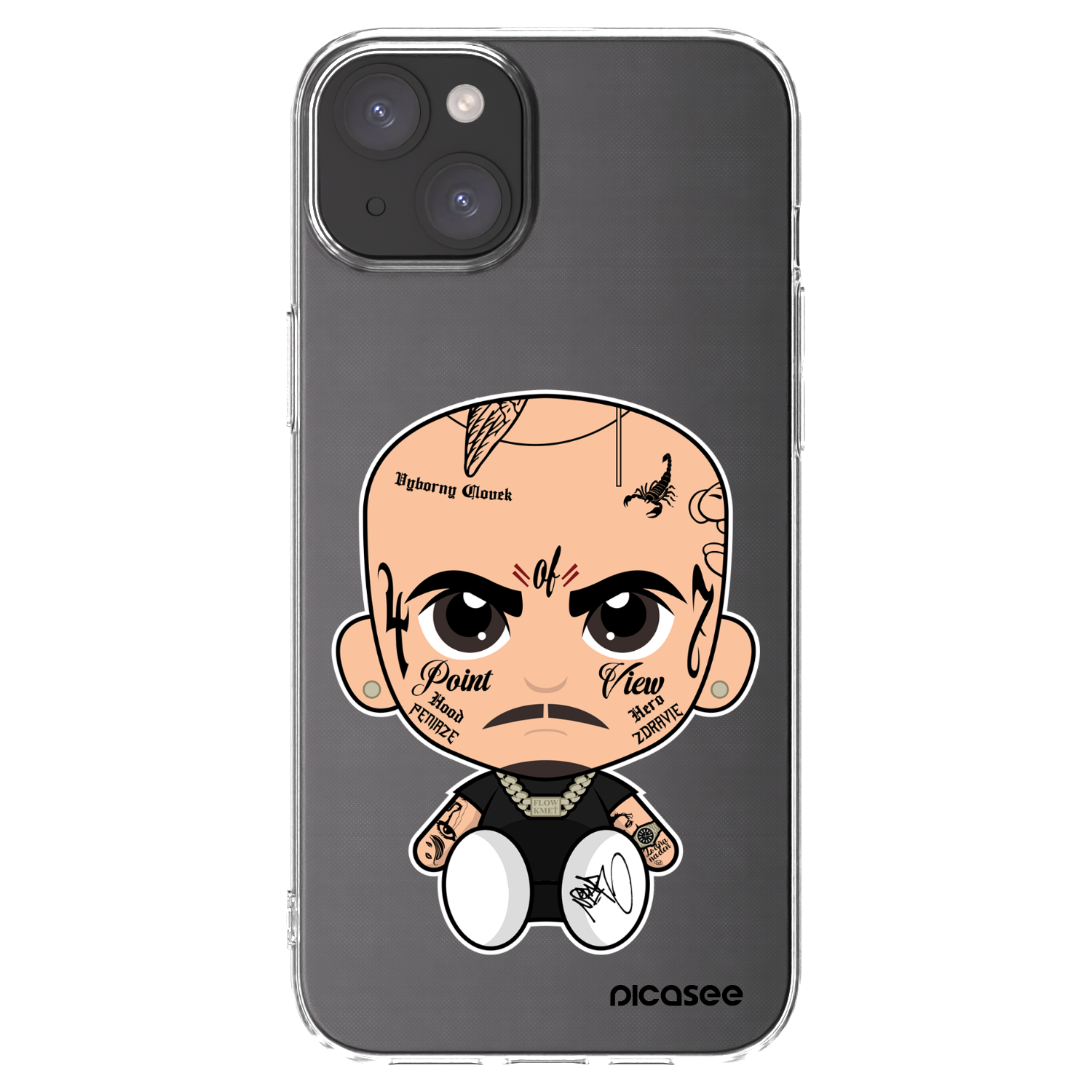 Picasee silikonový průhledný obal pro Apple iPhone 15 Plus - Separ