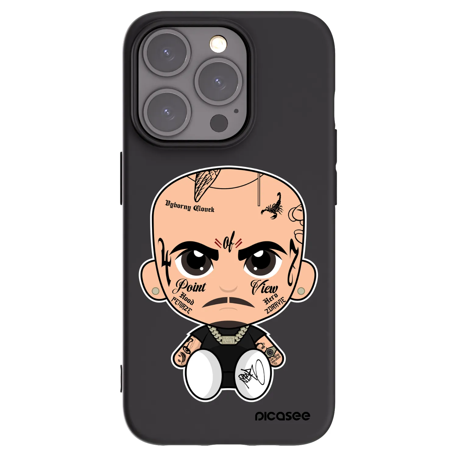 Picasee silikonový černý obal pro Apple iPhone 15 Pro - Separ