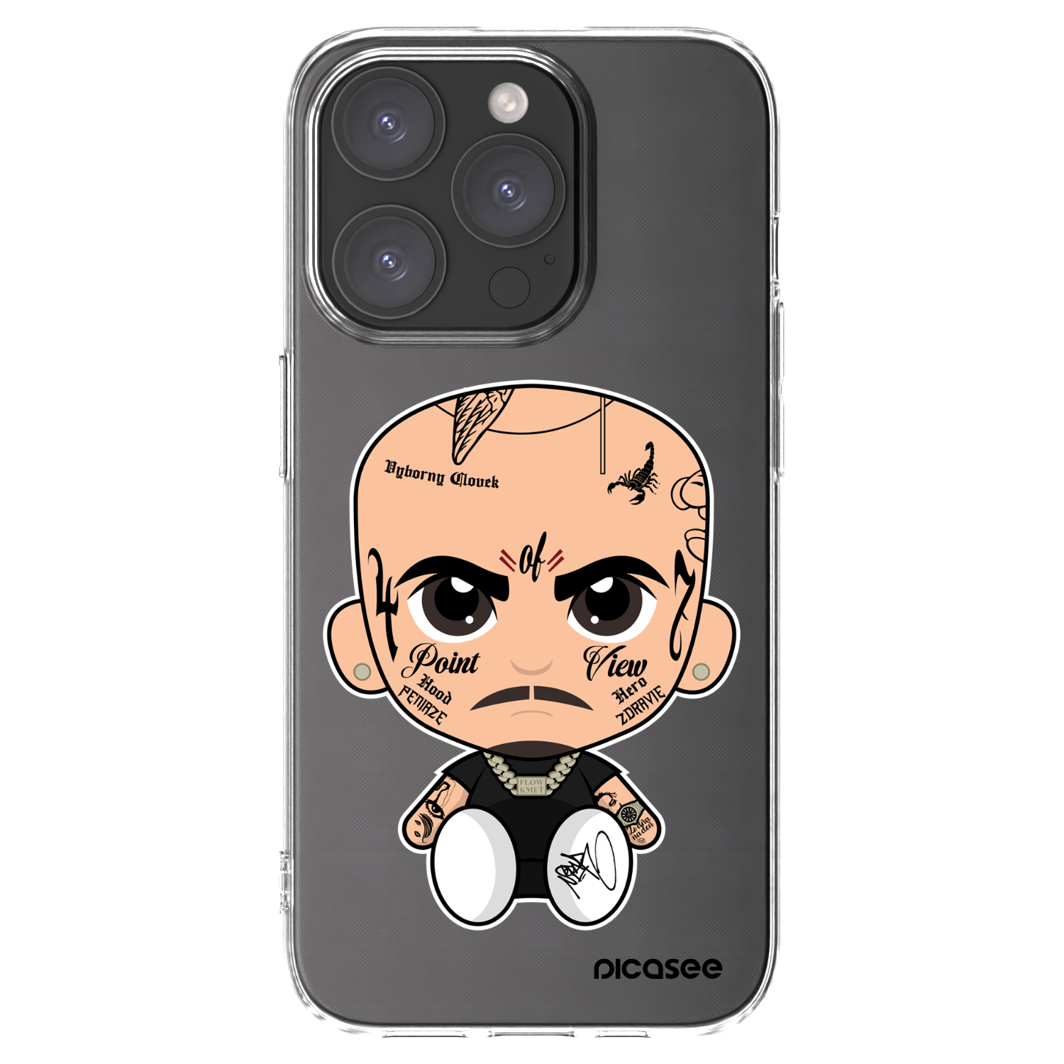 Picasee silikonový průhledný obal pro Apple iPhone 15 Pro - Separ