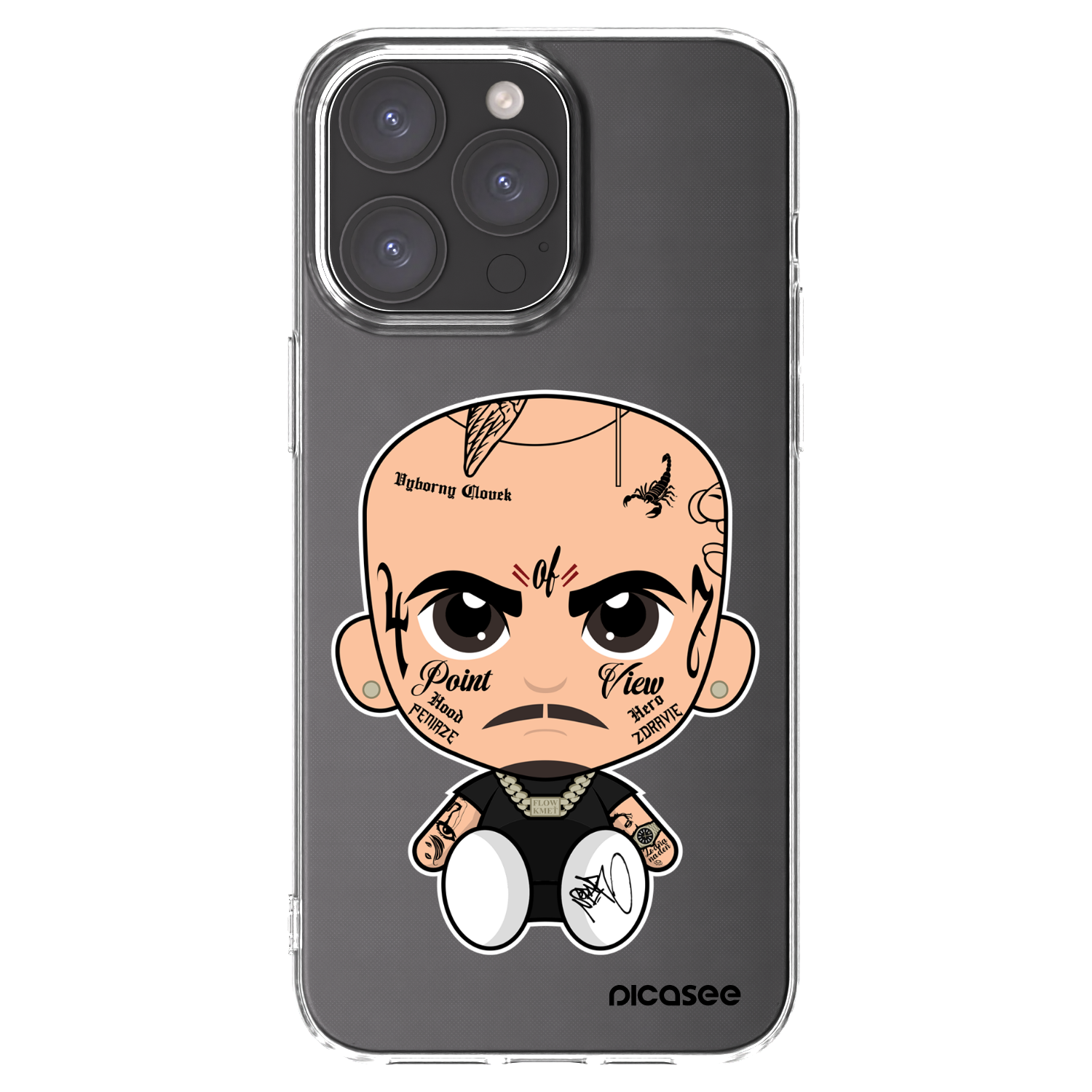 Picasee silikonový průhledný obal pro Apple iPhone 15 Pro Max - Separ