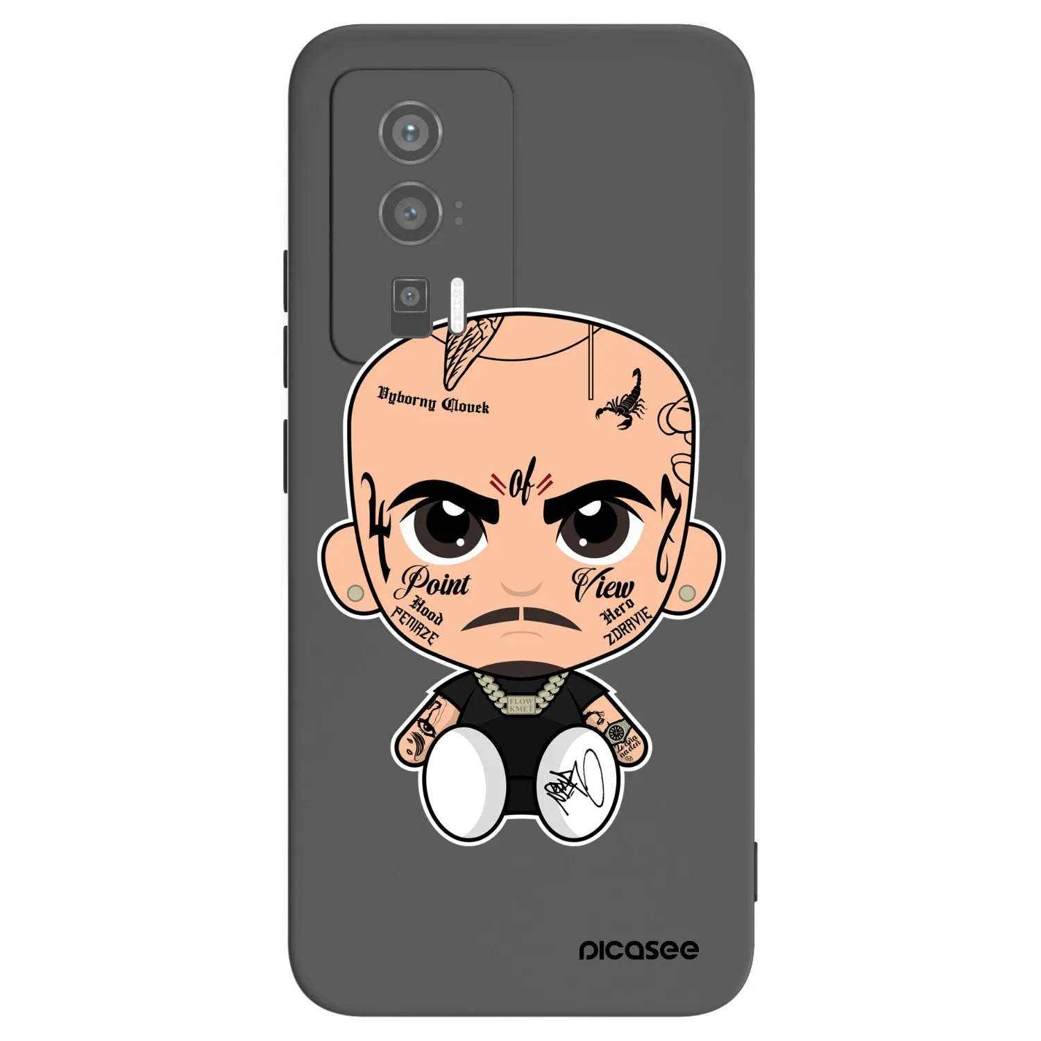 Picasee silikonový černý obal pro Xiaomi Poco F5 Pro 5G - Separ