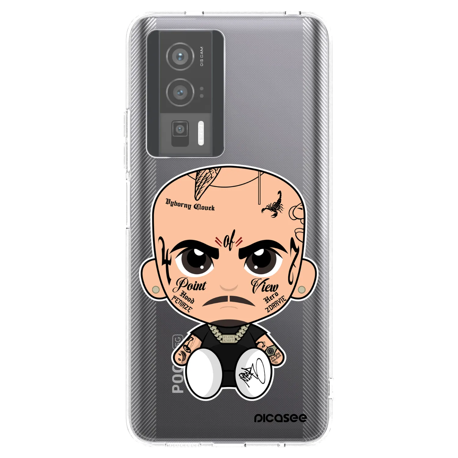 Picasee silikonový průhledný obal pro Xiaomi Poco F5 Pro 5G - Separ