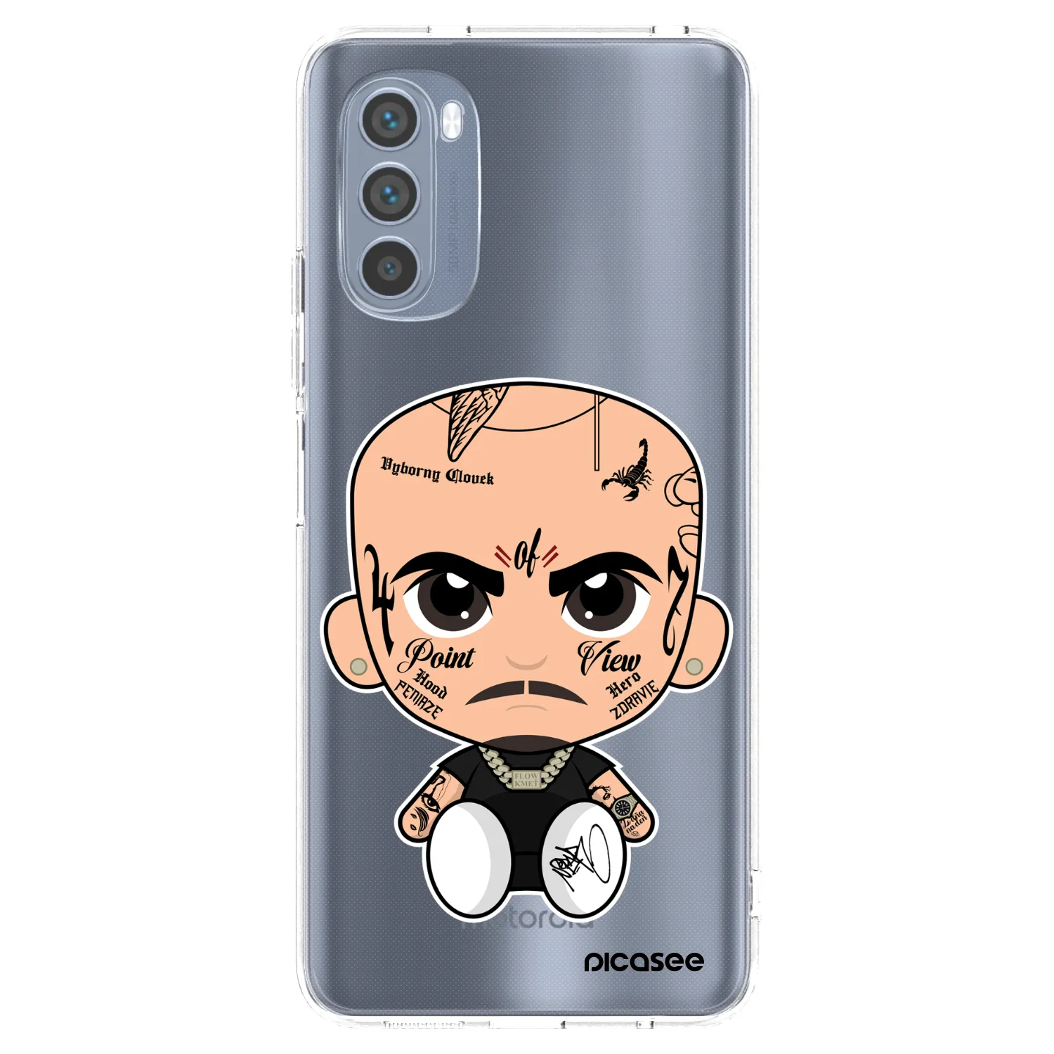 Picasee silikonový průhledný obal pro Motorola Moto G62 - Separ