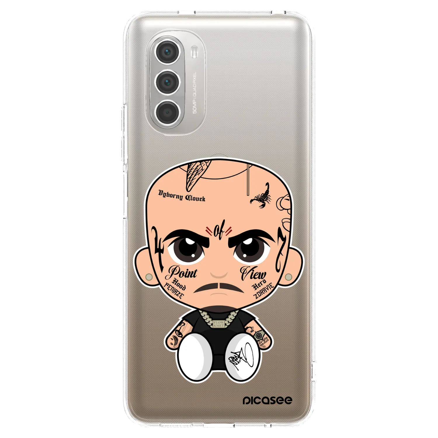 Picasee silikonový průhledný obal pro Motorola Moto G51 - Separ