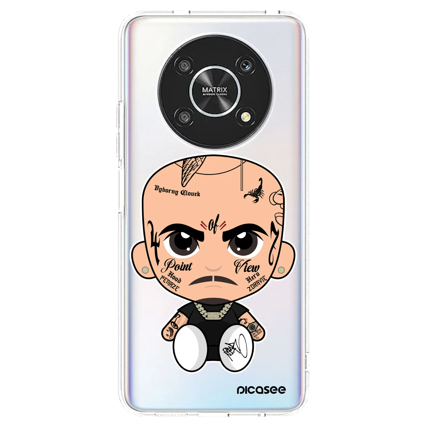 Picasee silikonový průhledný obal pro Honor Magic4 Lite 5G - Separ