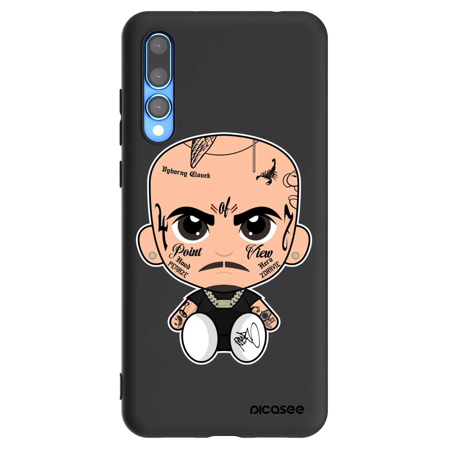 Picasee silikonový černý obal pro Huawei P20 Pro - Separ