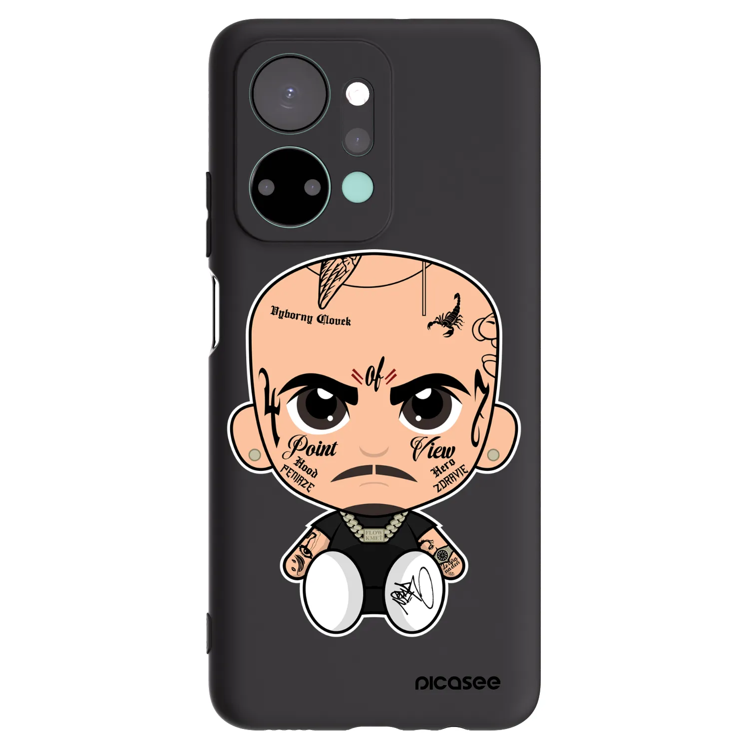 Picasee silikonový černý obal pro Honor X7a - Separ