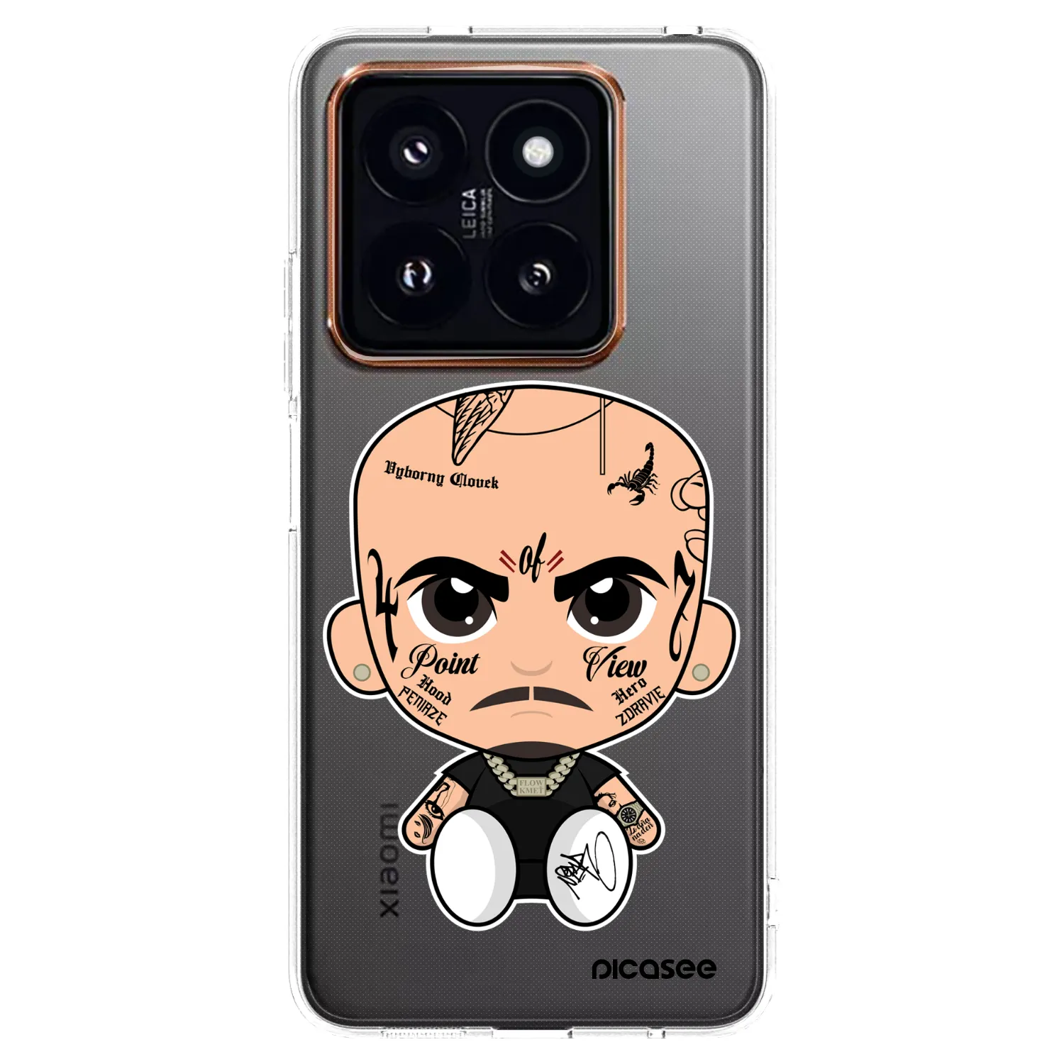 Picasee silikonový průhledný obal pro Xiaomi 14 Pro - Separ