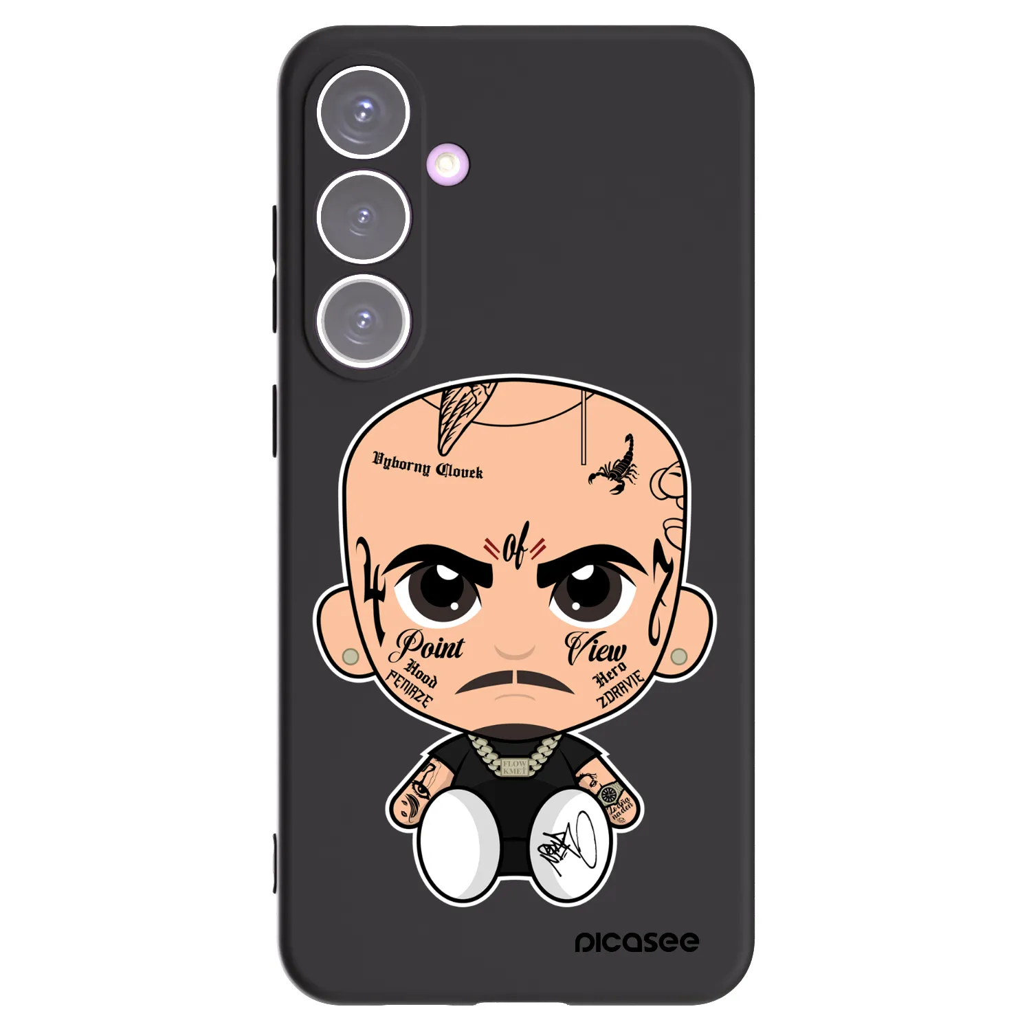Picasee silikonový černý obal pro Samsung Galaxy S24+ S926B 5G - Separ
