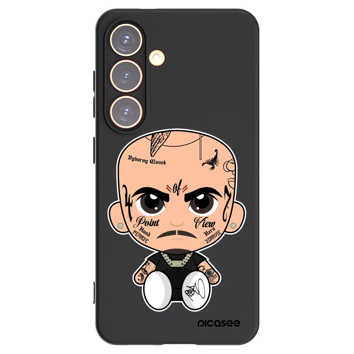 Picasee silikonový černý obal pro Samsung Galaxy S24 S921B 5G - Separ