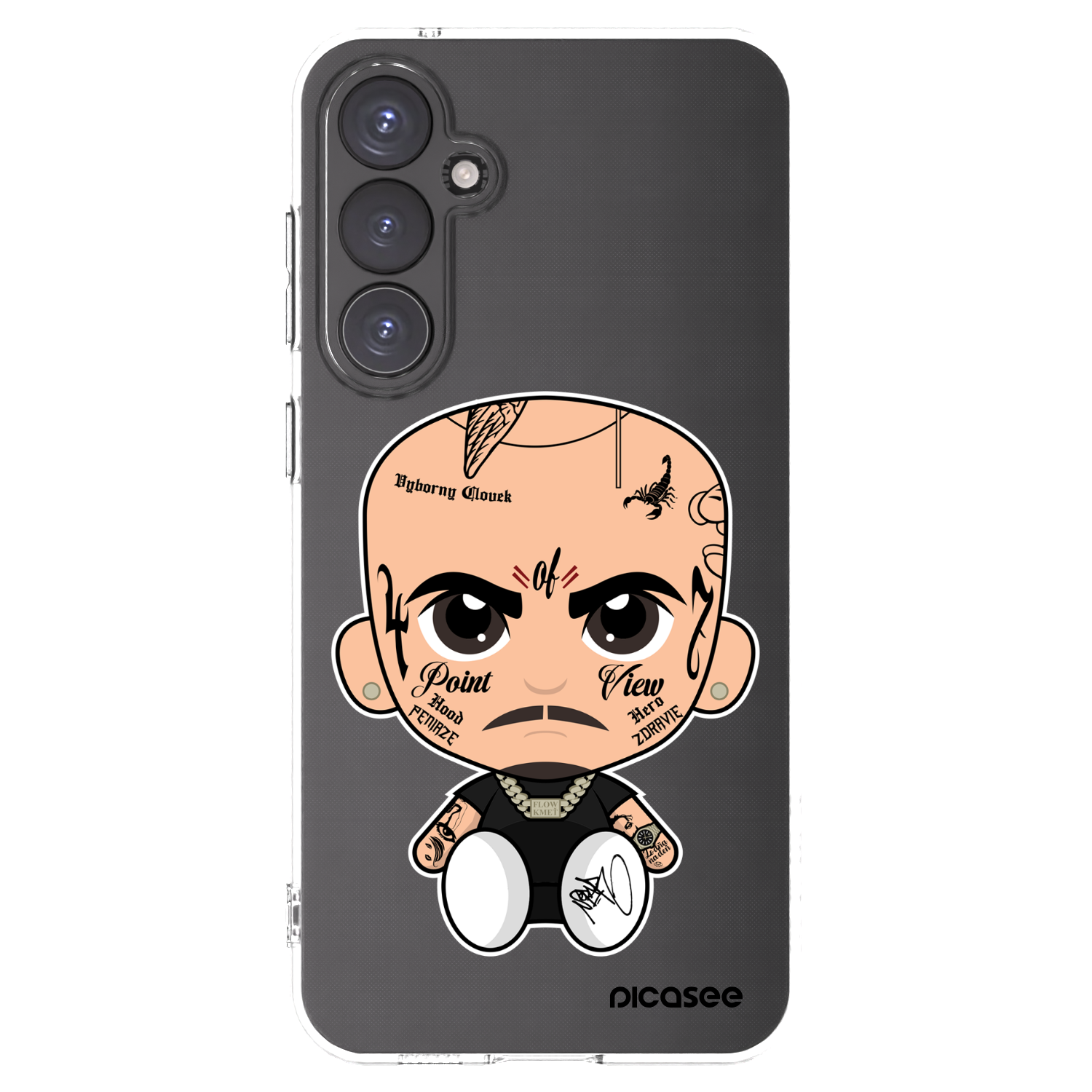 Picasee silikonový průhledný obal pro Samsung Galaxy S23 FE S711B - Separ