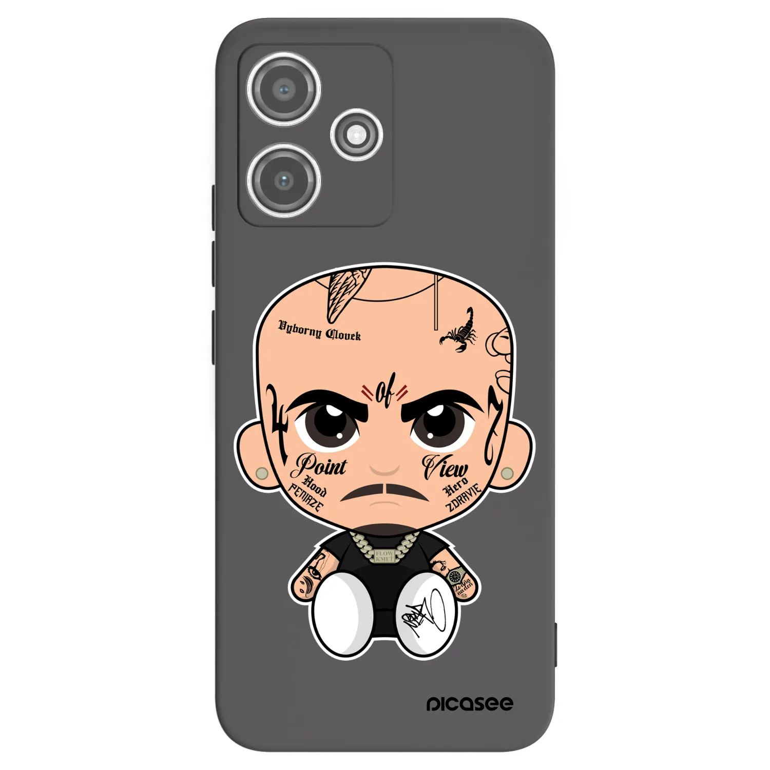 Picasee silikonový černý obal pro Xiaomi Redmi 12 5G - Separ