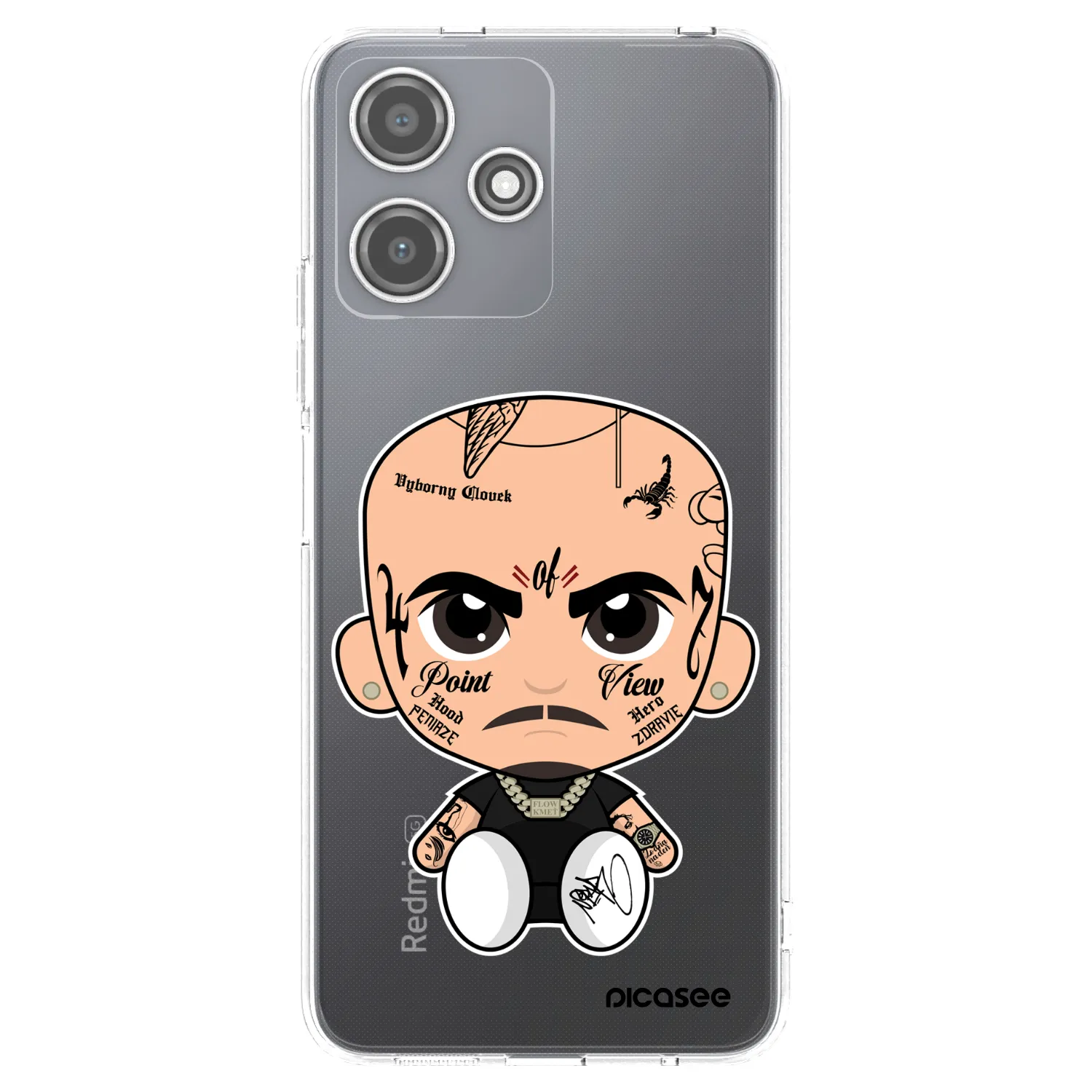 Picasee silikonový průhledný obal pro Xiaomi Redmi 12 5G - Separ