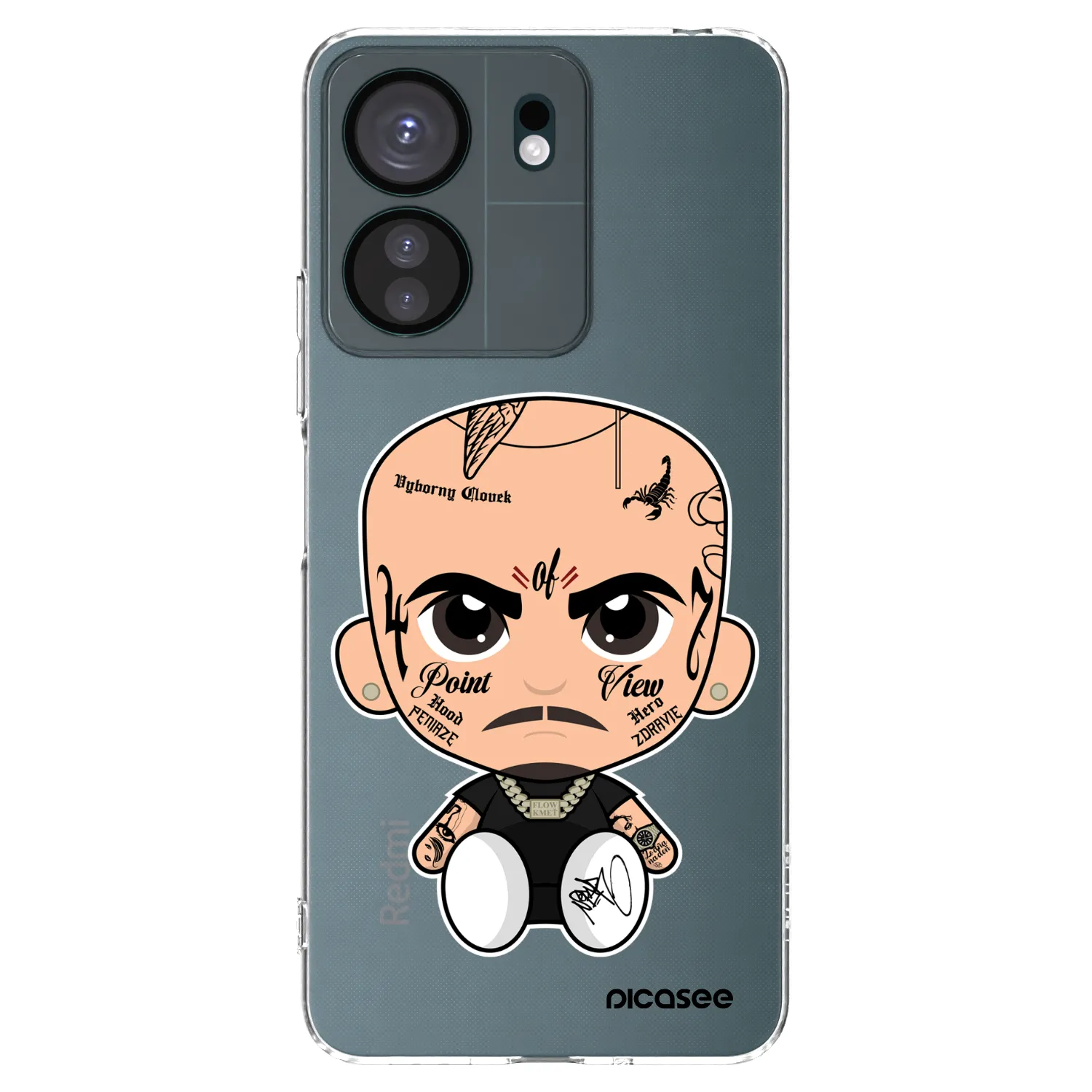 Picasee silikonový průhledný obal pro Xiaomi Redmi 13C 4G - Separ
