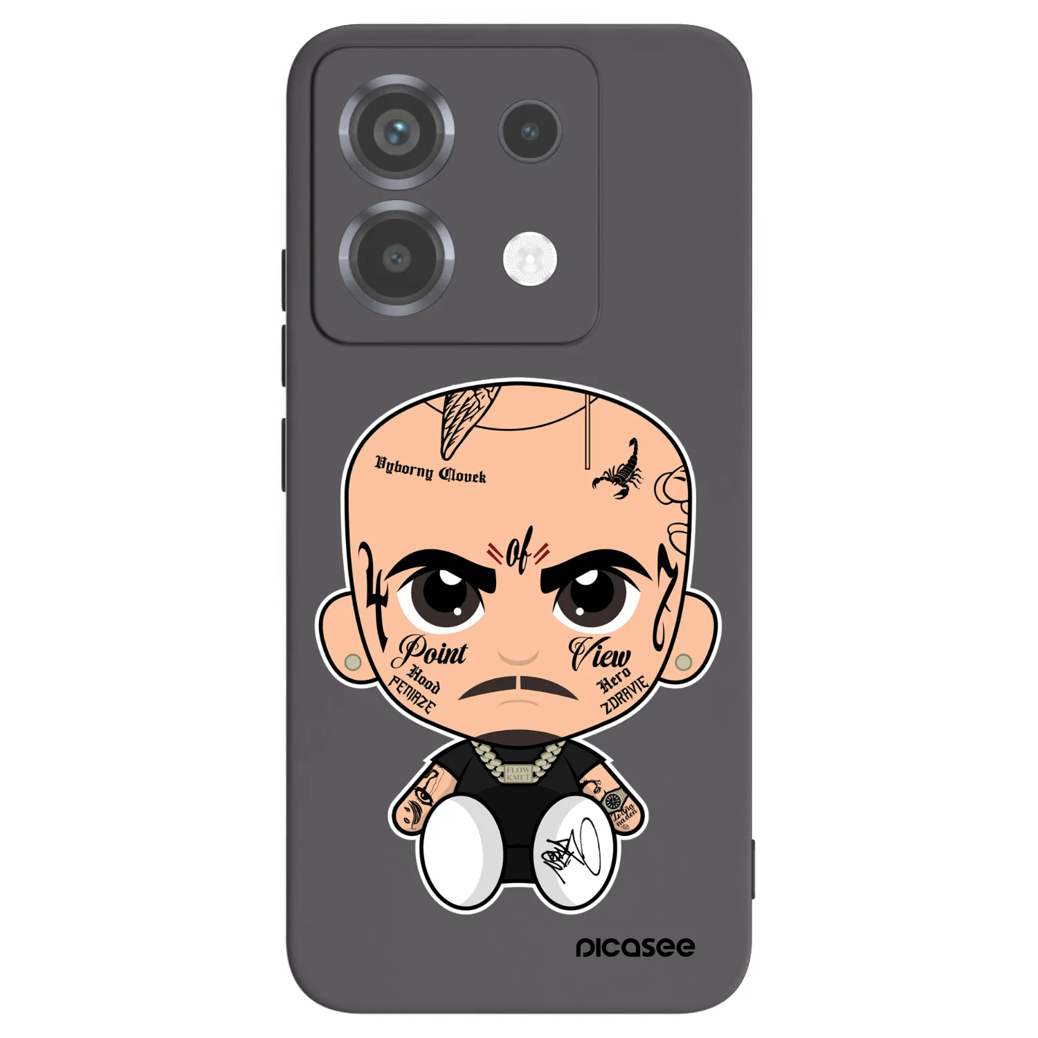 Picasee silikonový černý obal pro Xiaomi Poco X6 - Separ