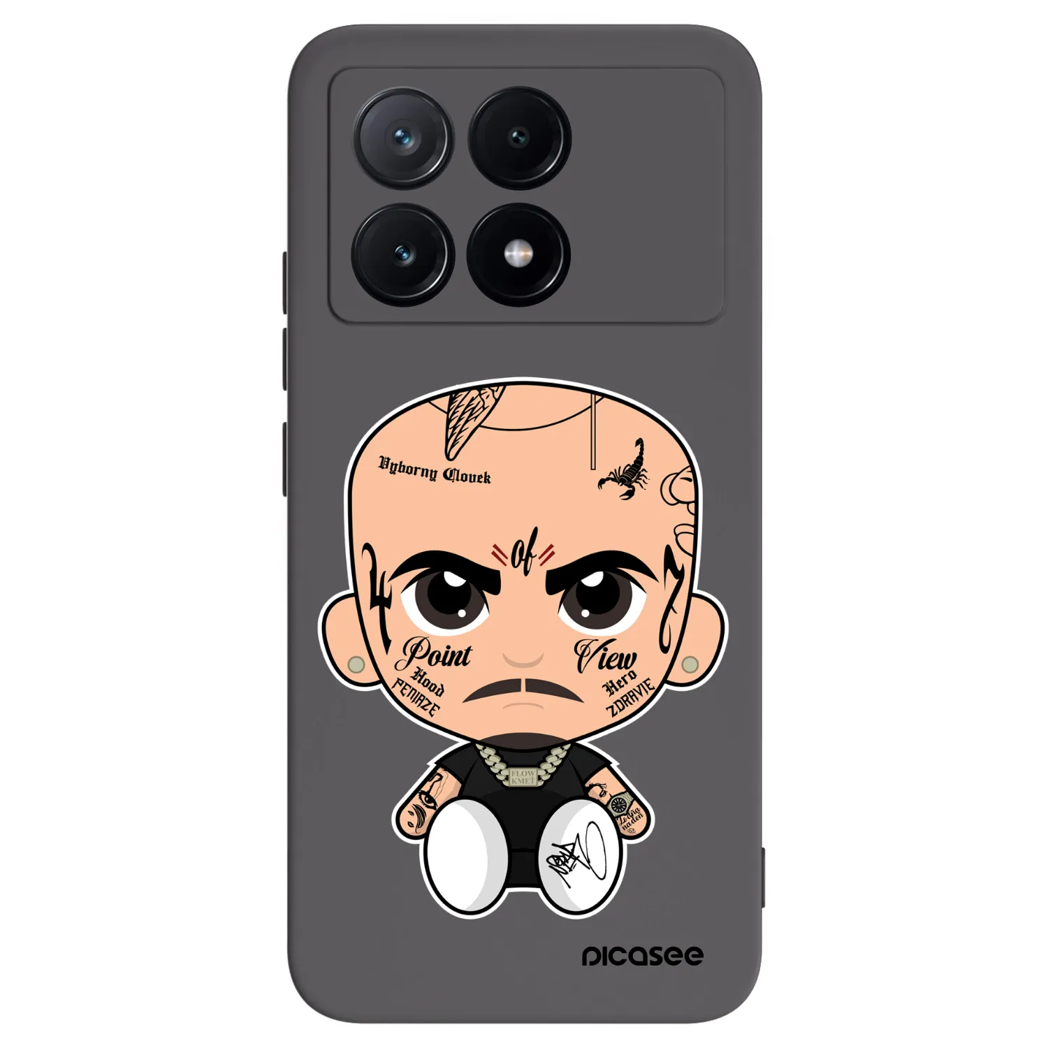 Picasee silikonový černý obal pro Xiaomi Poco X6 Pro - Separ