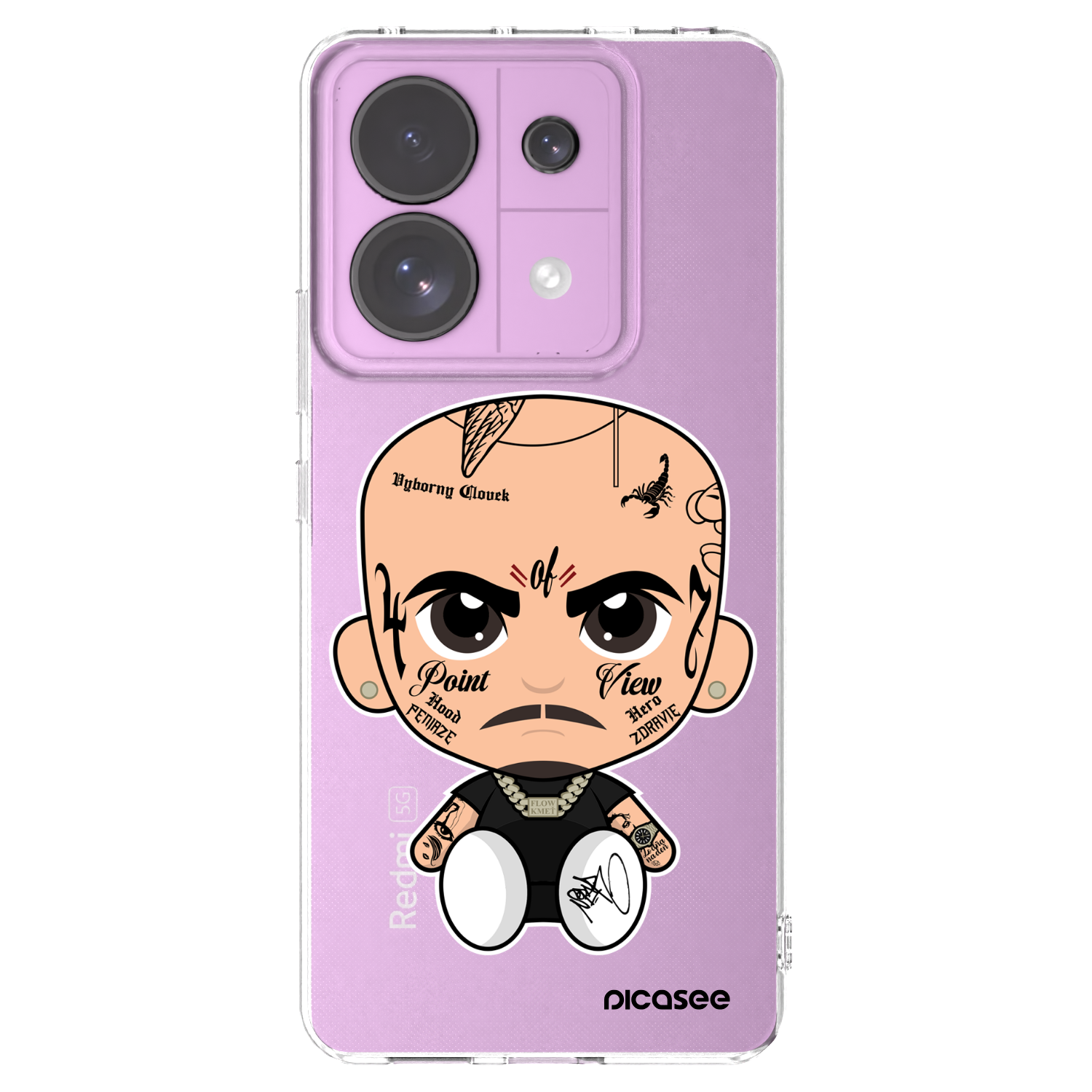 Picasee silikonový průhledný obal pro Xiaomi Redmi Note 13 Pro 5G - Separ