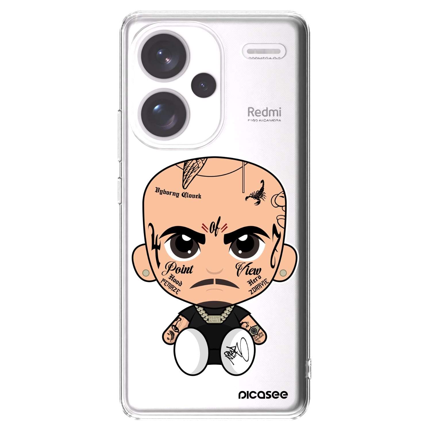 Picasee silikonový průhledný obal pro Xiaomi Redmi Note 13 Pro+ 5G - Separ