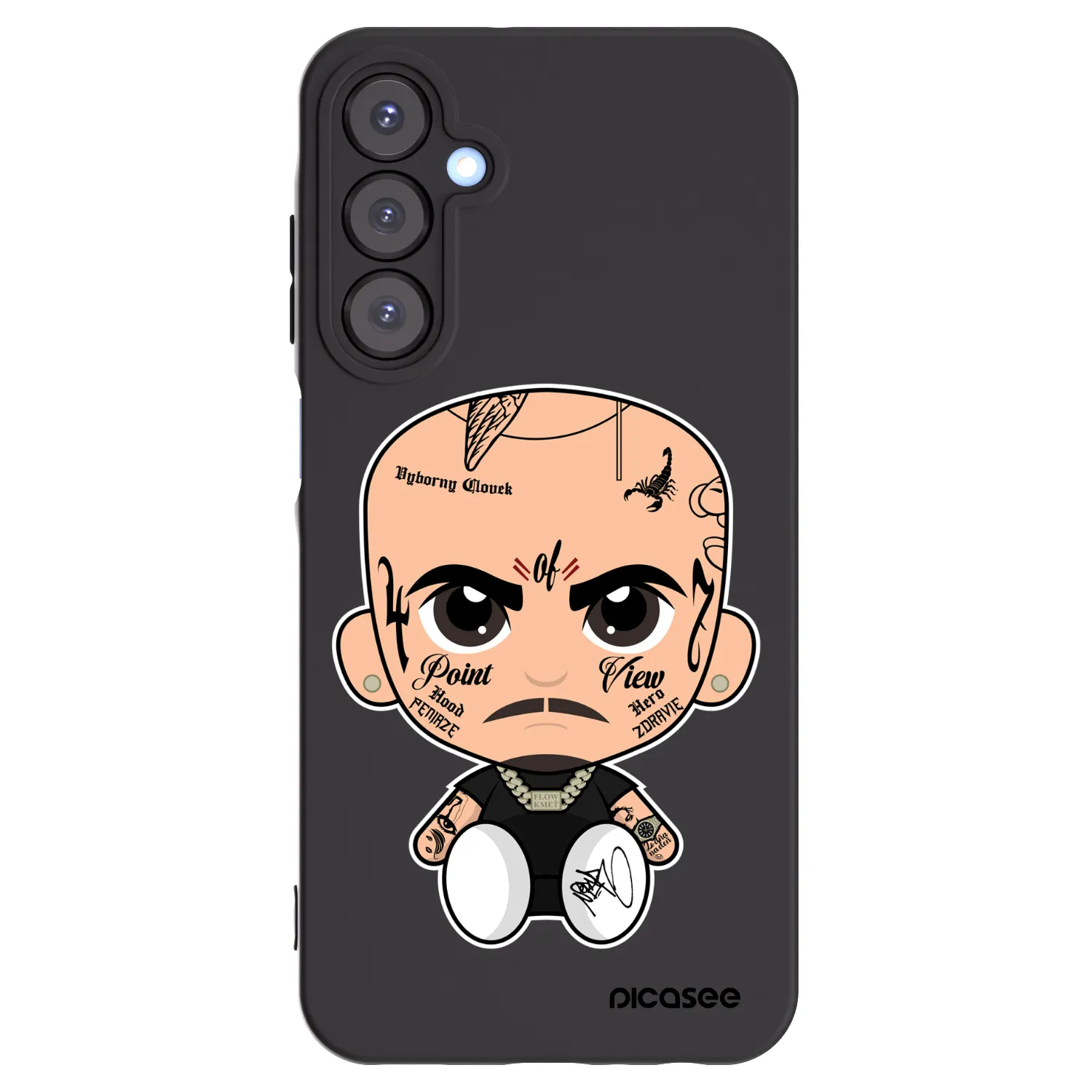 Picasee silikonový černý obal pro Samsung Galaxy A25 A256B 5G - Separ