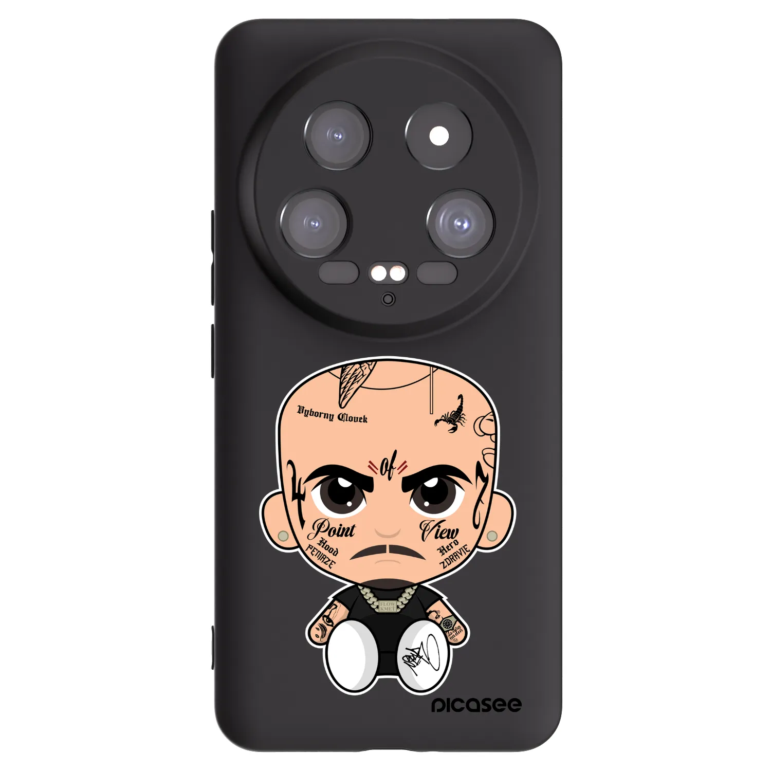 Picasee silikonový černý obal pro Xiaomi 14 Ultra - Separ