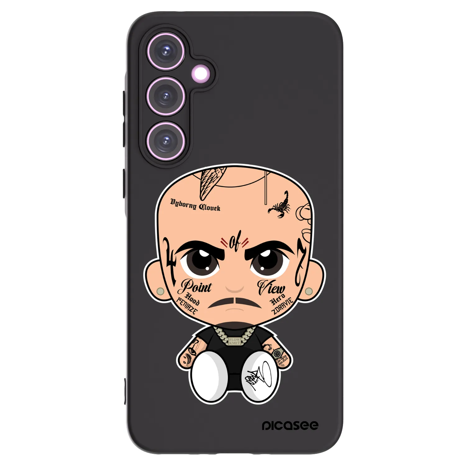 Picasee silikonový černý obal pro Samsung Galaxy A35 5G A356B - Separ