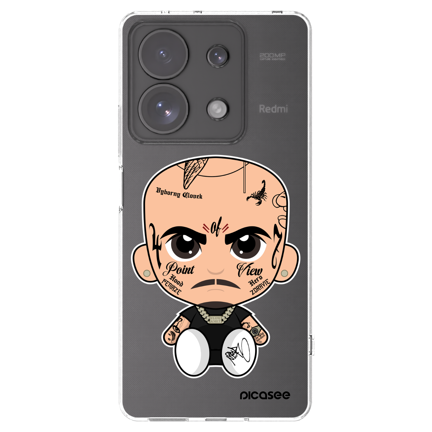 Picasee silikonový průhledný obal pro Xiaomi Redmi Note 13 Pro 4G - Separ
