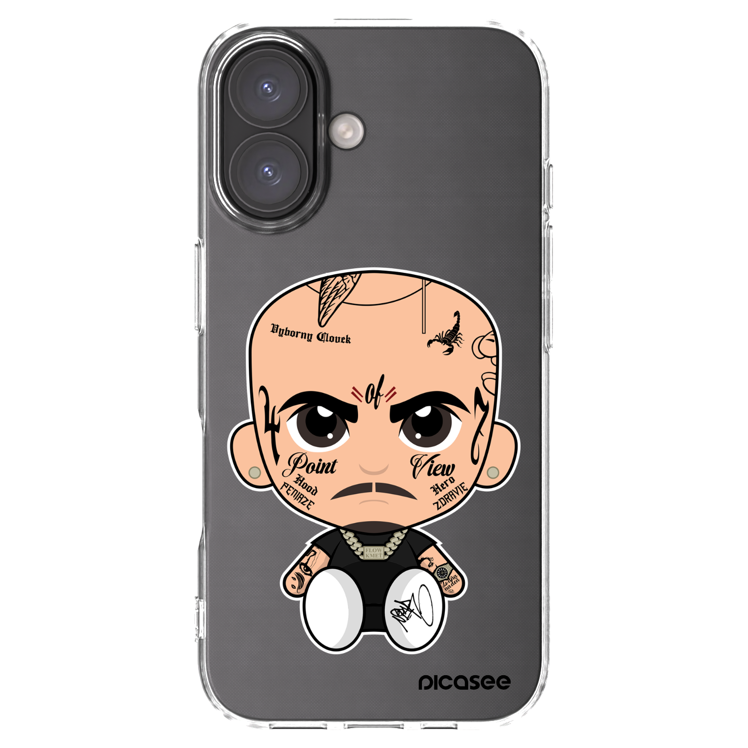 Picasee silikonový průhledný obal pro Apple iPhone 16 - Separ