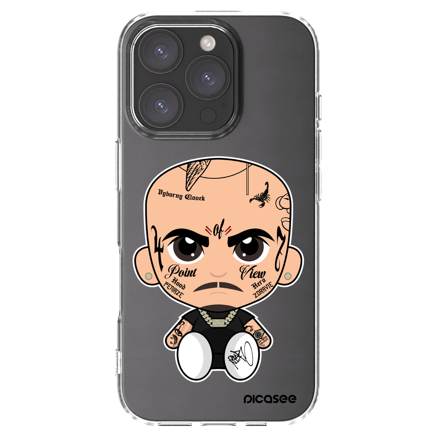 Picasee silikonový průhledný obal pro Apple iPhone 16 Pro - Separ
