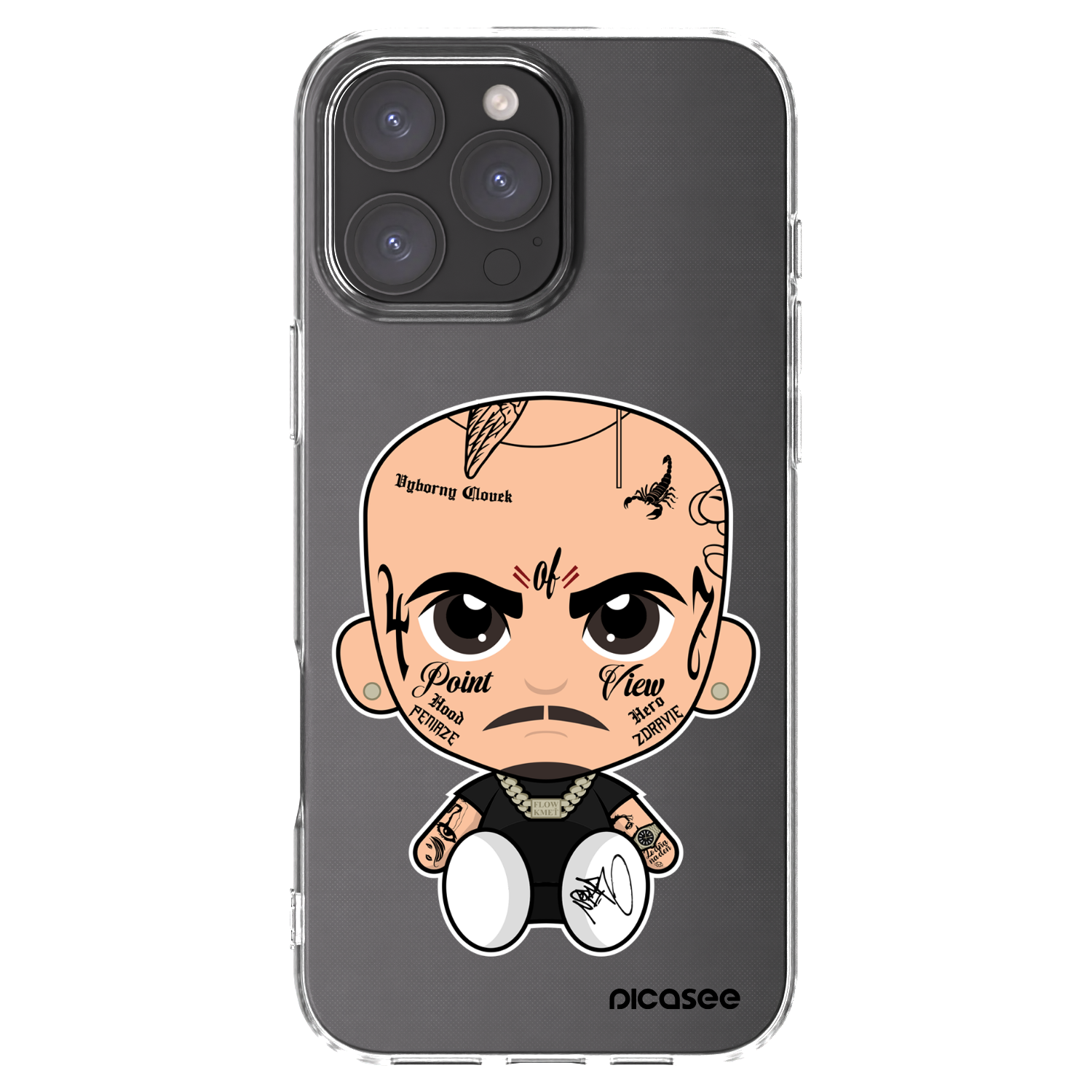 Picasee silikonový průhledný obal pro Apple iPhone 16 Pro Max - Separ