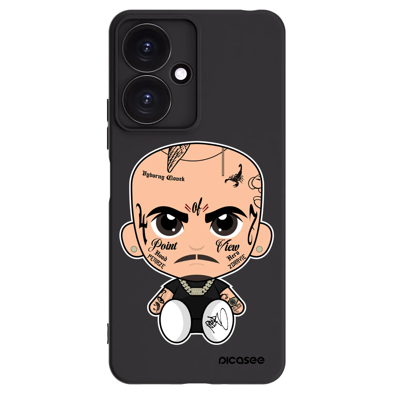 Picasee silikonový černý obal pro Xiaomi Redmi 13C 5G - Separ