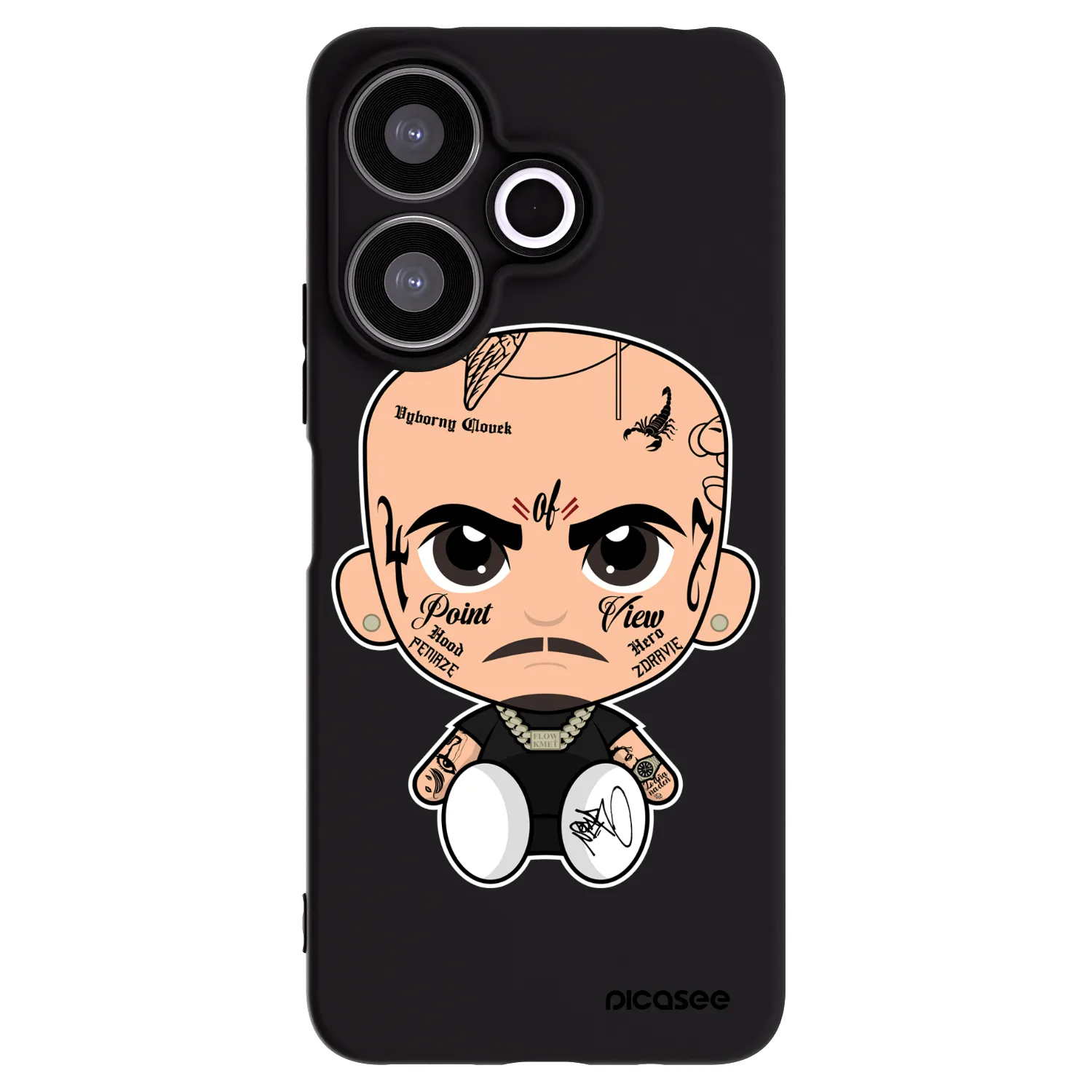 Picasee silikonový černý obal pro Xiaomi Redmi 13 4G - Separ