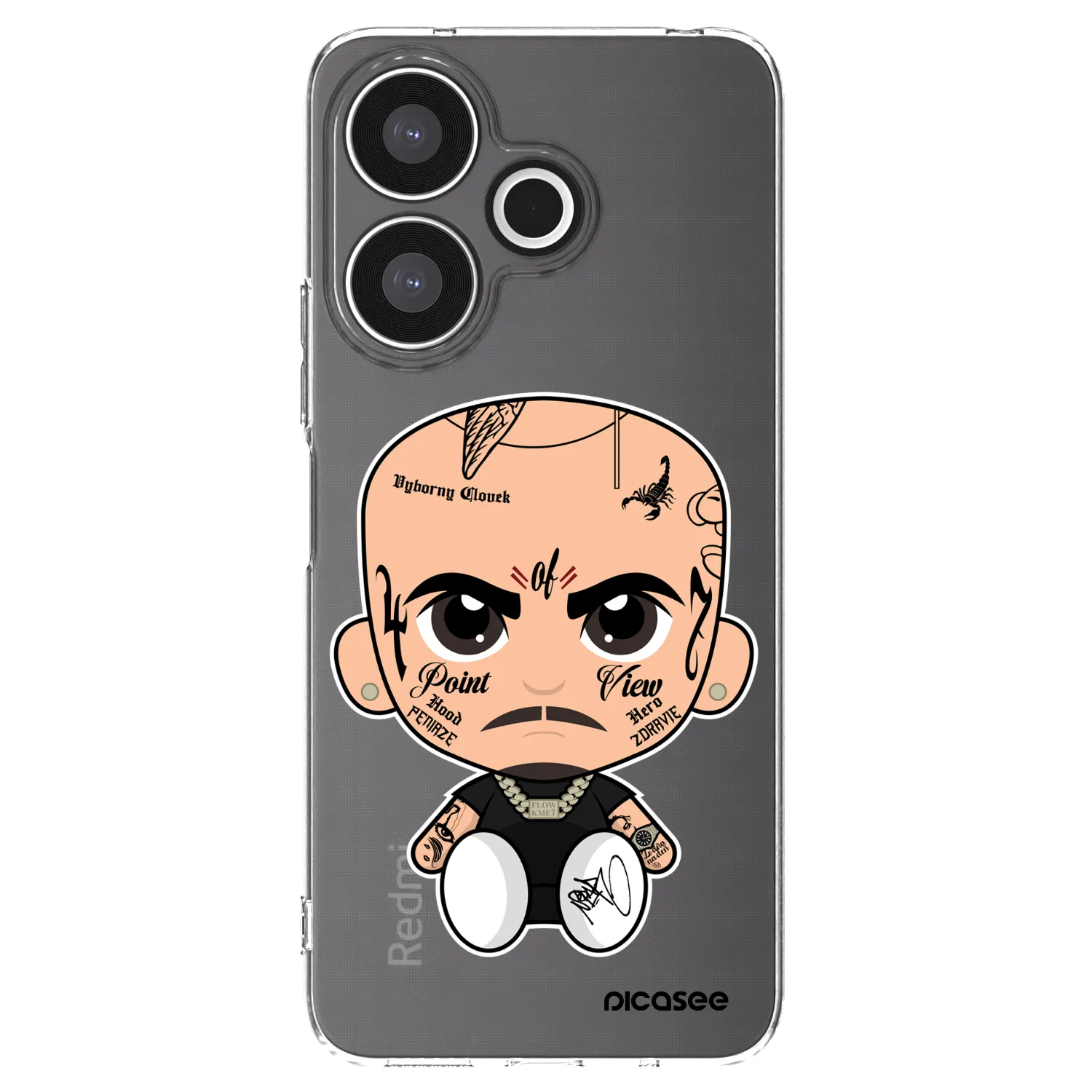 Picasee silikonový průhledný obal pro Xiaomi Redmi 13 4G - Separ