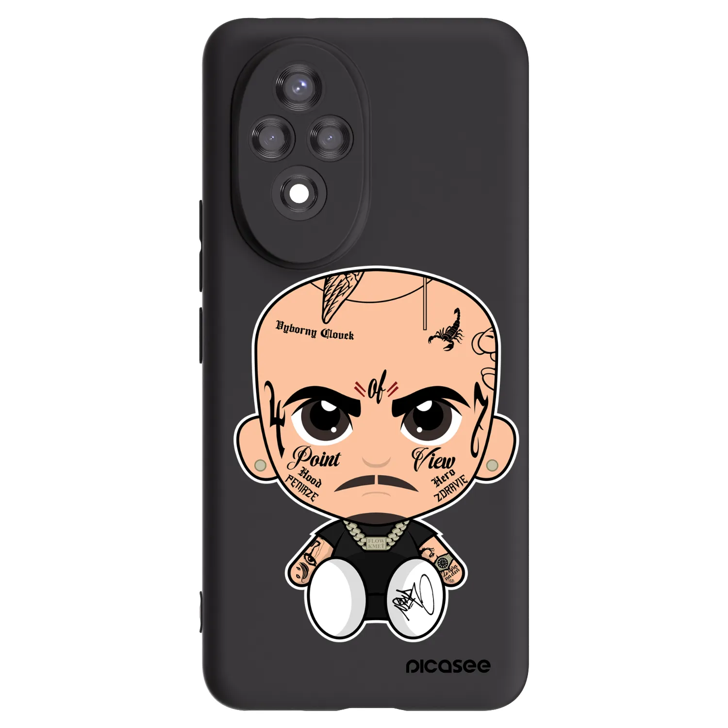 Picasee silikonový černý obal pro Honor 200 5G - Separ