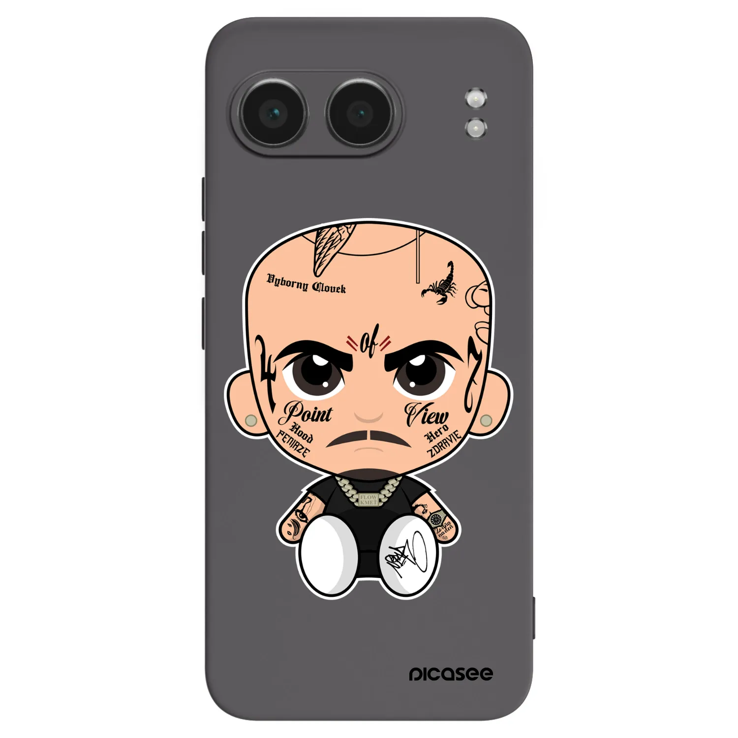Picasee silikonový černý obal pro OnePlus Nord 4 - Separ