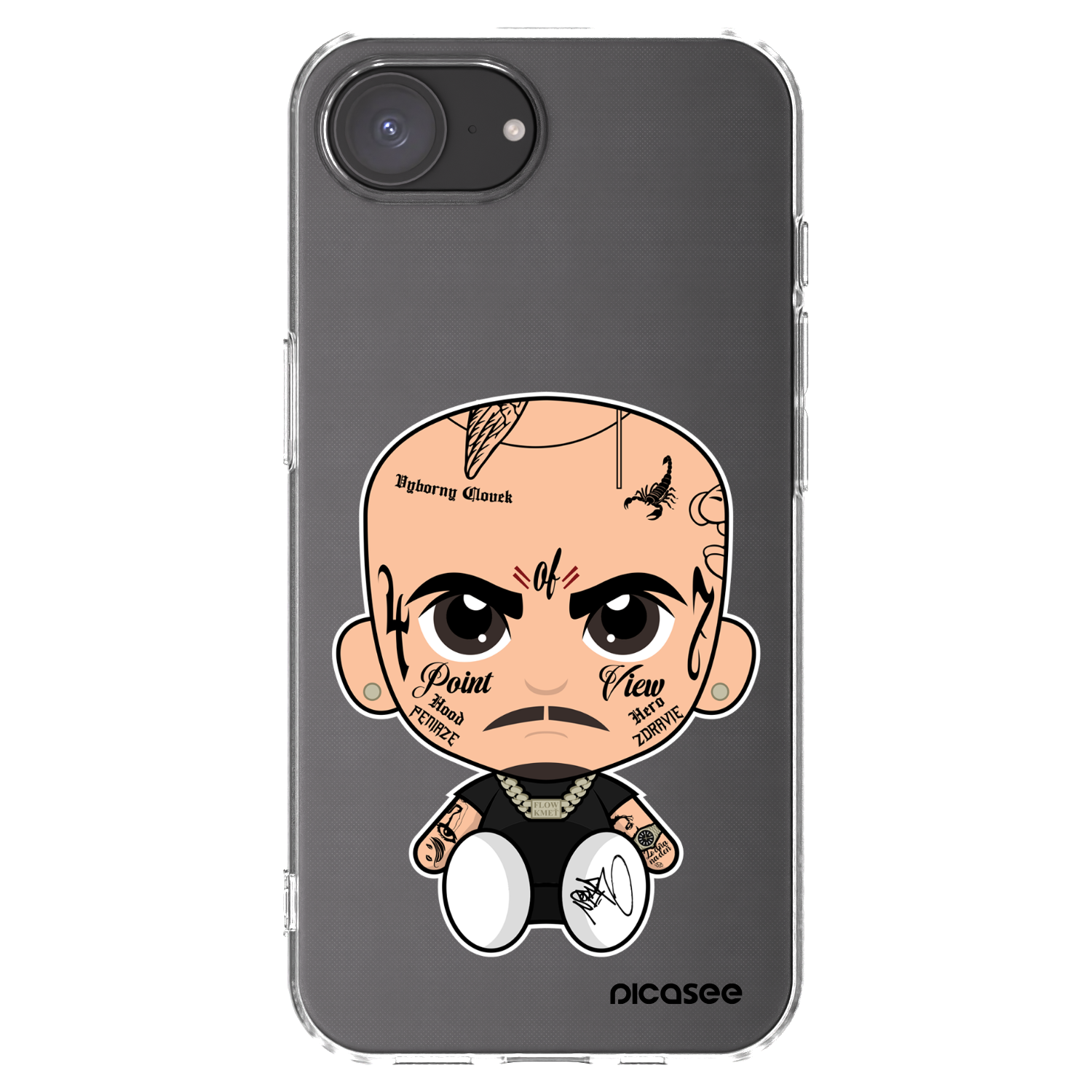 Picasee silikonový průhledný obal pro Apple iPhone 16e - Separ