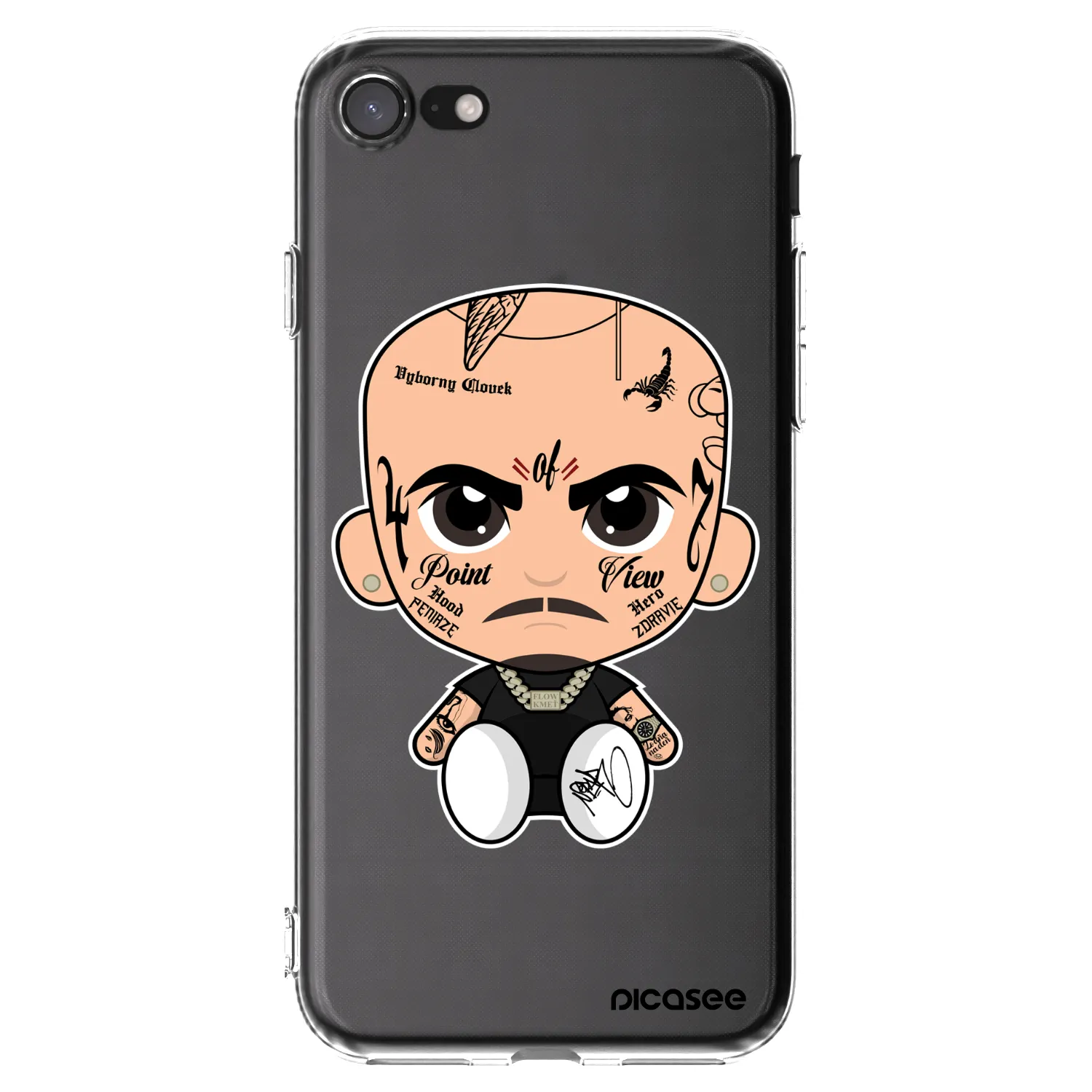 Picasee silikonový průhledný obal pro Apple iPhone 7 - Separ