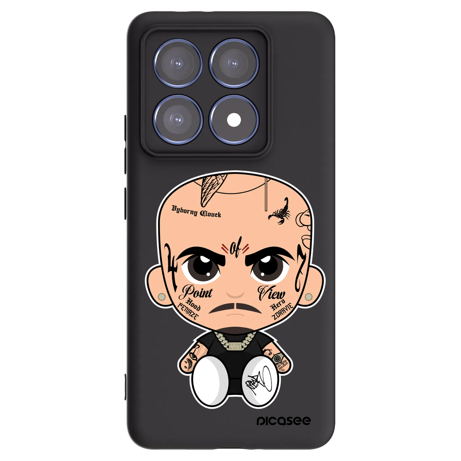 Picasee silikonový černý obal pro Xiaomi 14T Pro - Separ
