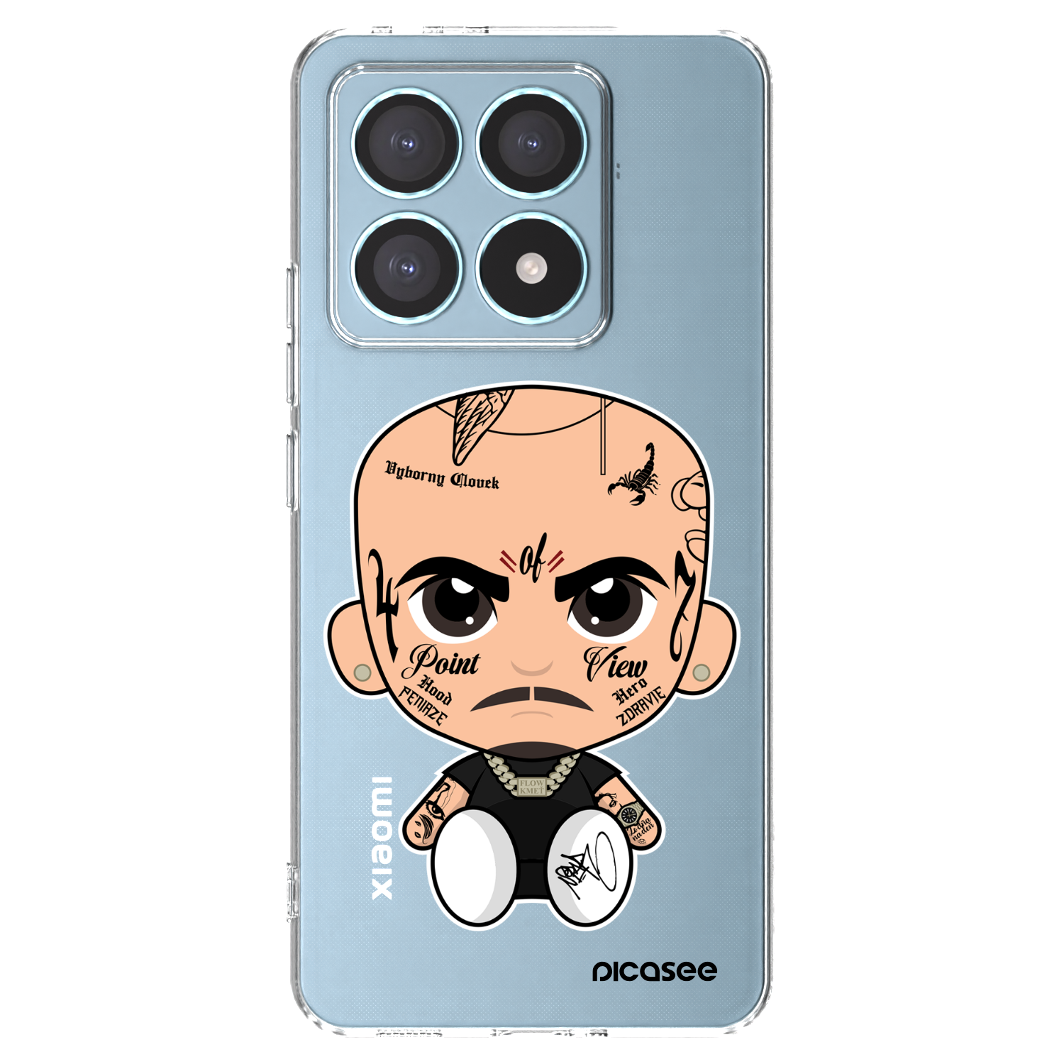 Picasee silikonový průhledný obal pro Xiaomi 14T Pro - Separ
