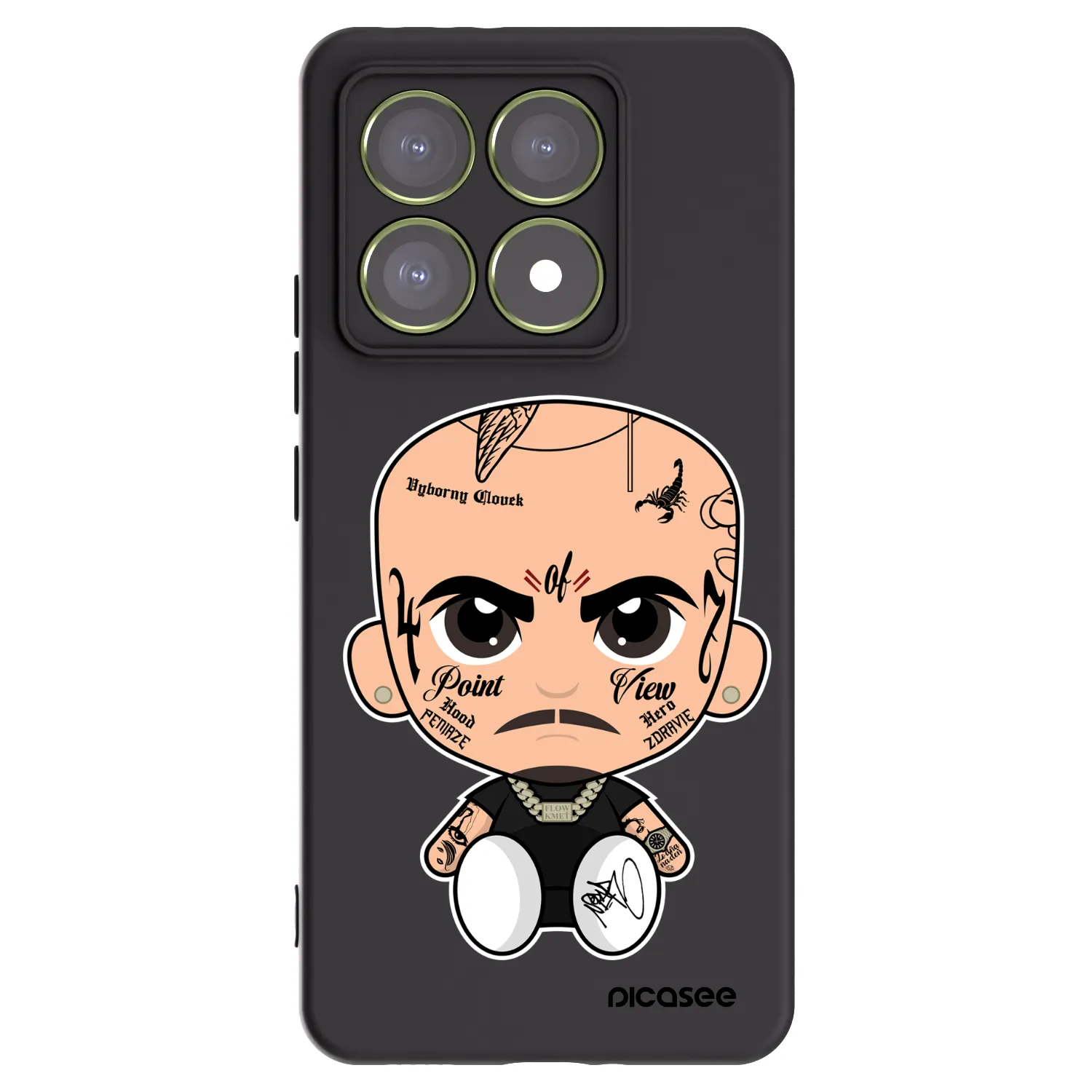 Picasee silikonový černý obal pro Xiaomi 14T - Separ