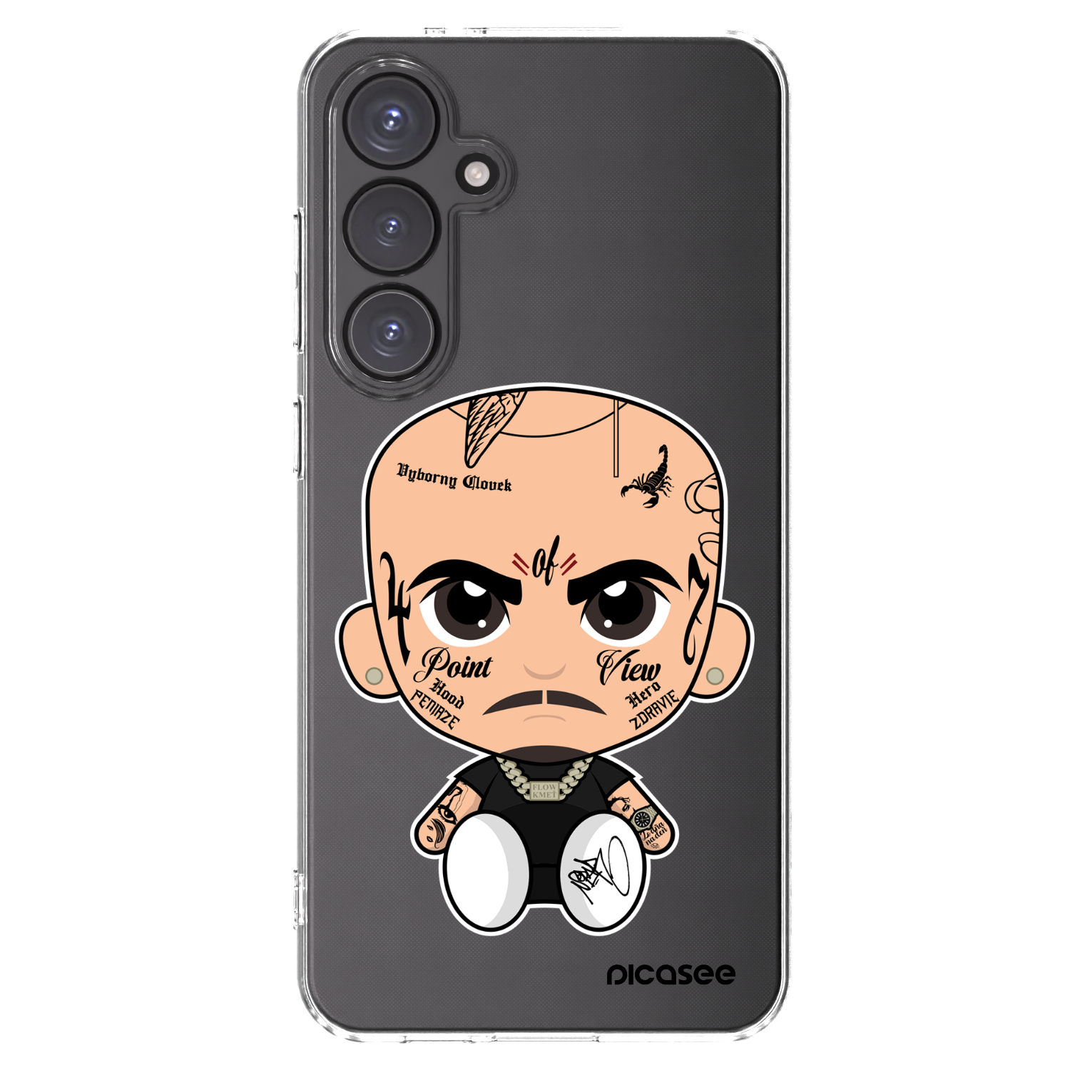 Picasee silikonový průhledný obal pro Samsung Galaxy S24 FE S721B - Separ