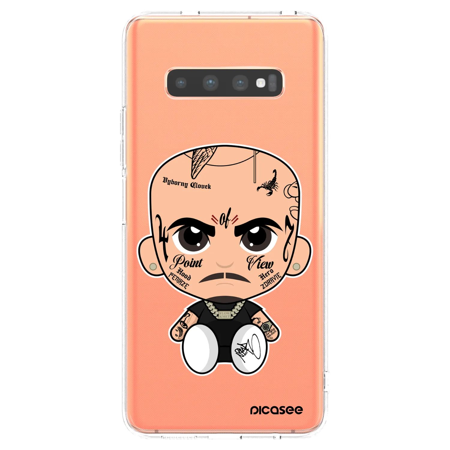 Picasee silikonový průhledný obal pro Samsung Galaxy S10 Plus G975 - Separ