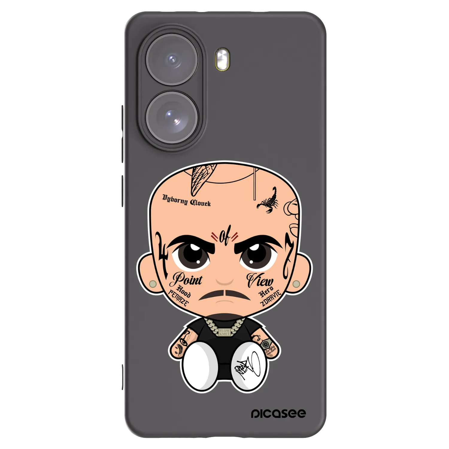 Picasee silikonový černý obal pro Xiaomi Poco X7 - Separ