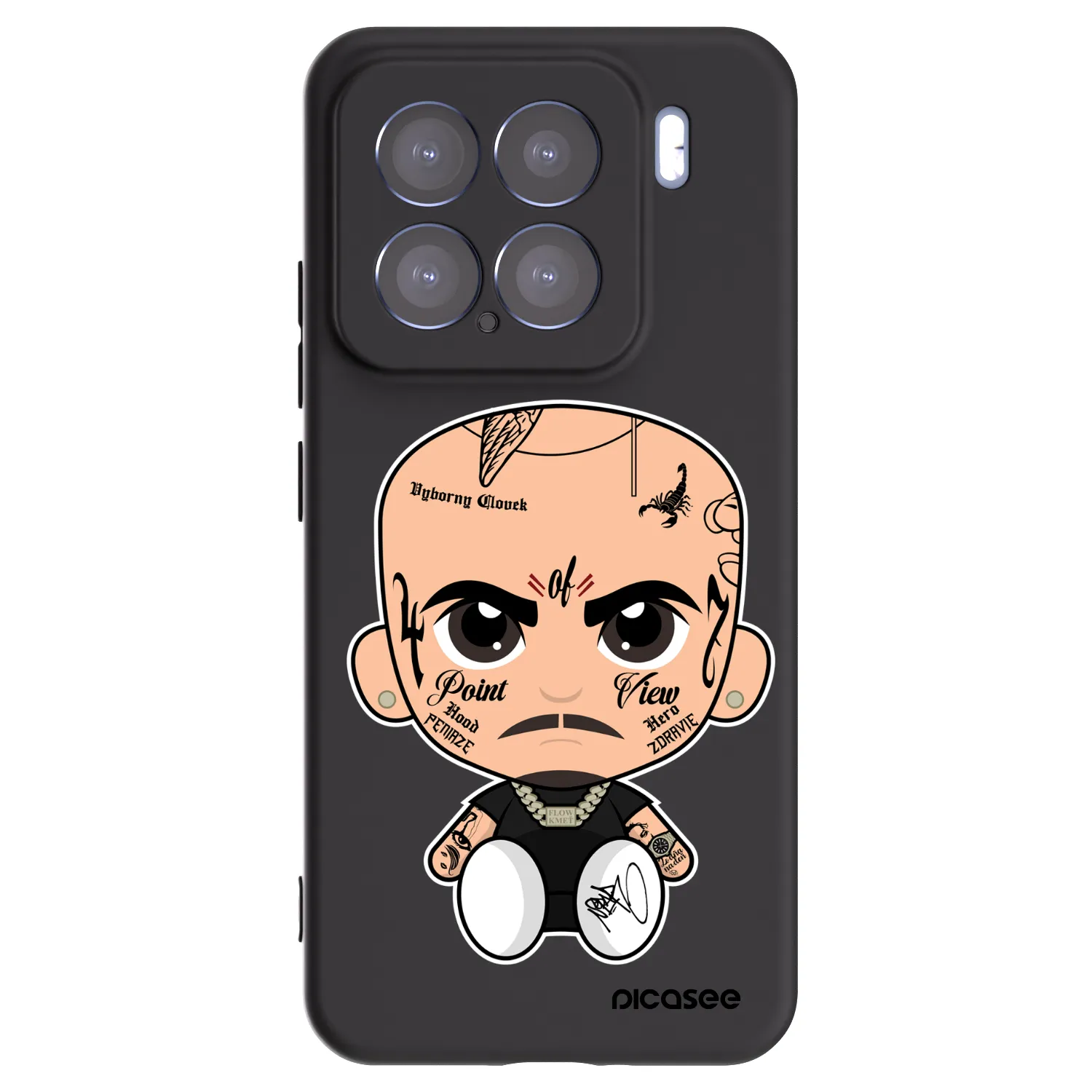 Picasee silikonový černý obal pro Xiaomi 15 - Separ