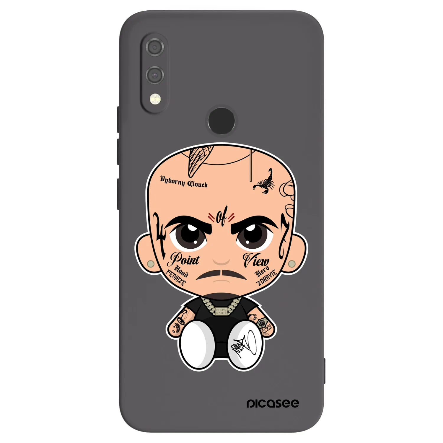Picasee silikonový černý obal pro Xiaomi Redmi Note 7 - Separ