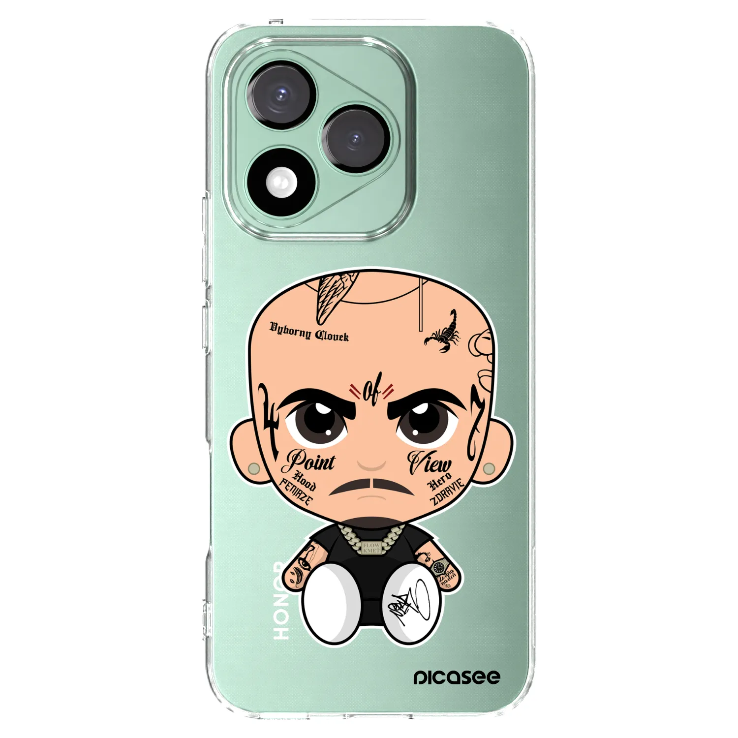 Picasee silikonový průhledný obal pro Honor 400 Lite 5G - Separ