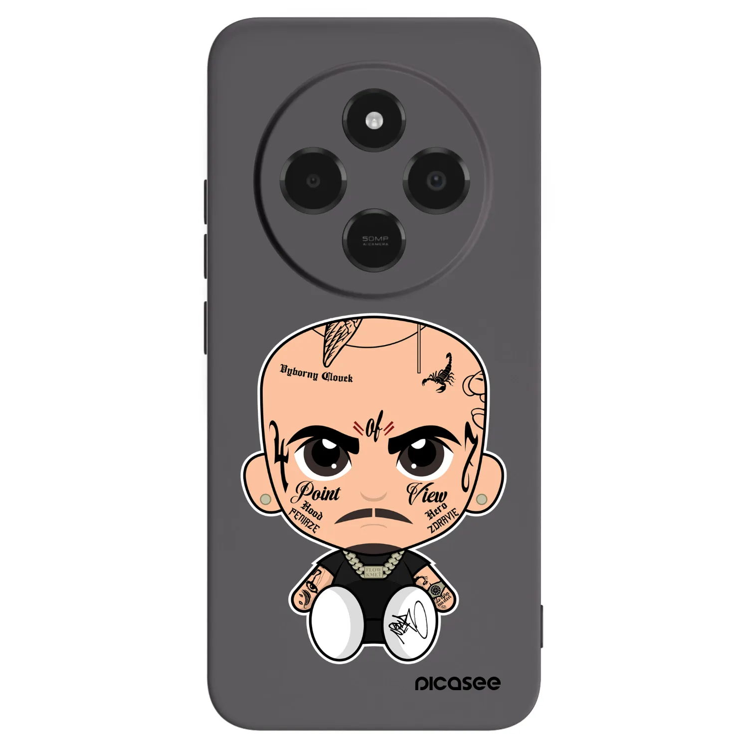 Picasee silikonový černý obal pro Xiaomi Poco C75 - Separ